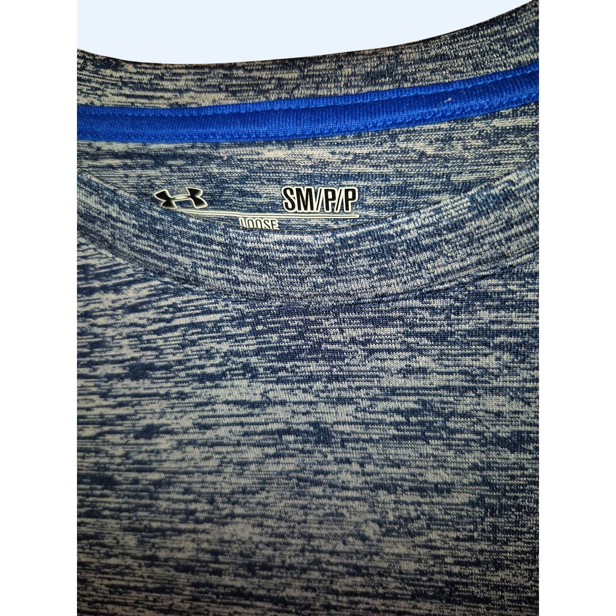 Under Armour Under Armour Loose Fit Long Sleeve Navy Heathered Blue Shirt Size US S / EU 44-46 / 1 - 2 Thumbnail