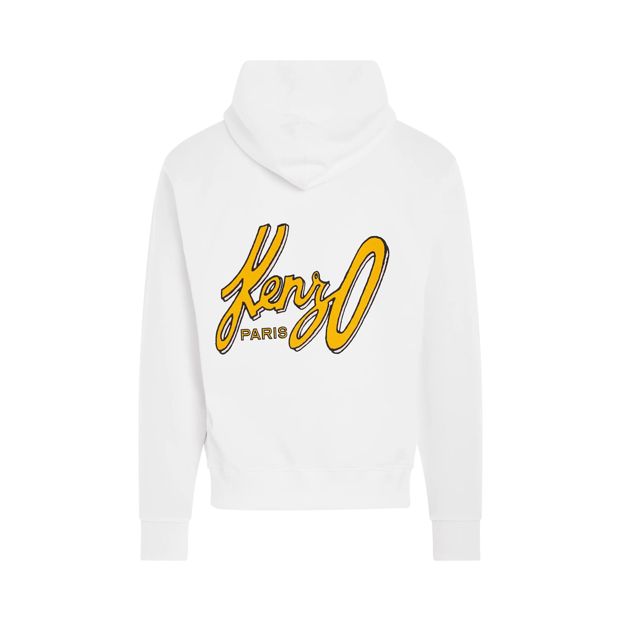 Kenzo o1mris0824 Classic Hoodie in White Size US S / EU 44-46 / 1 - 4 Thumbnail