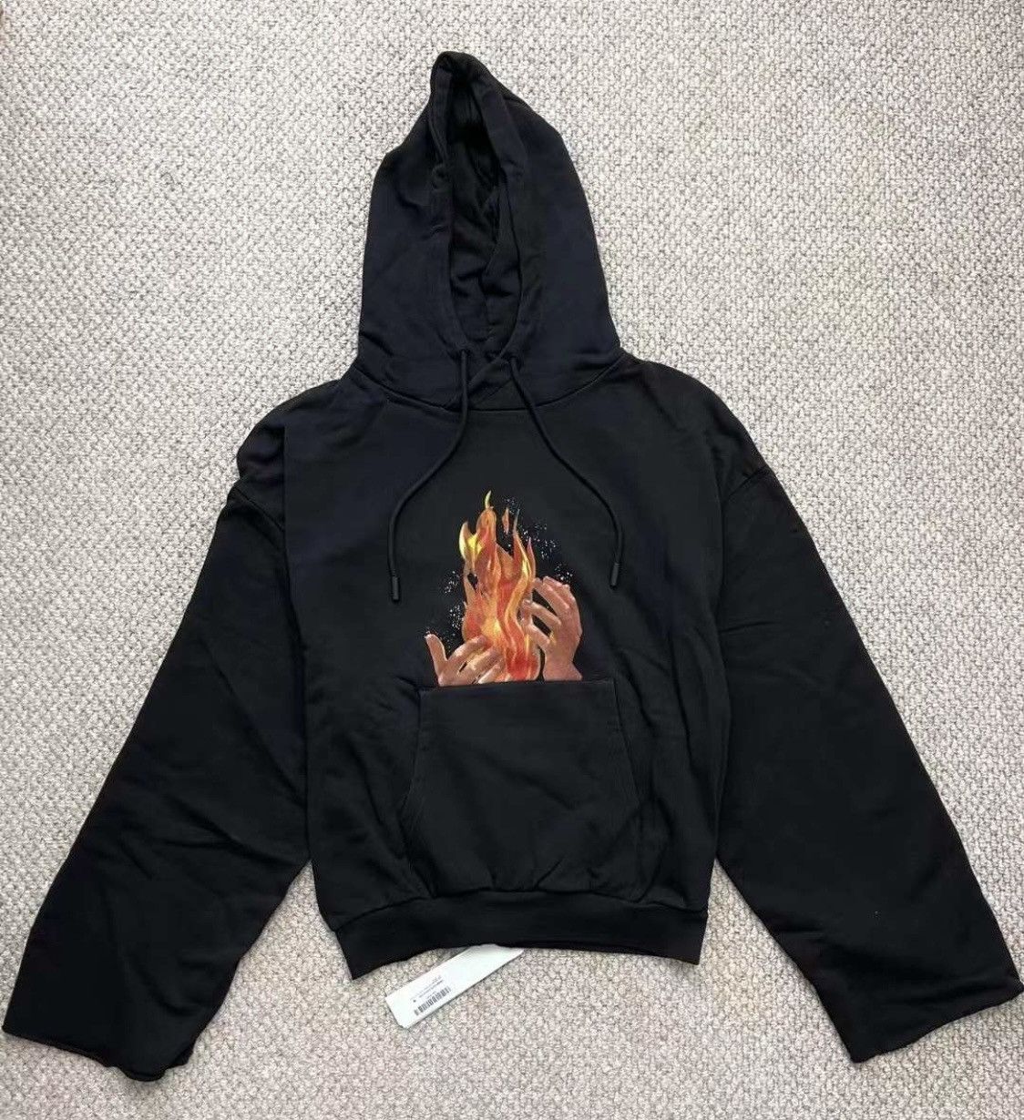 Off white fire outlet hoodie