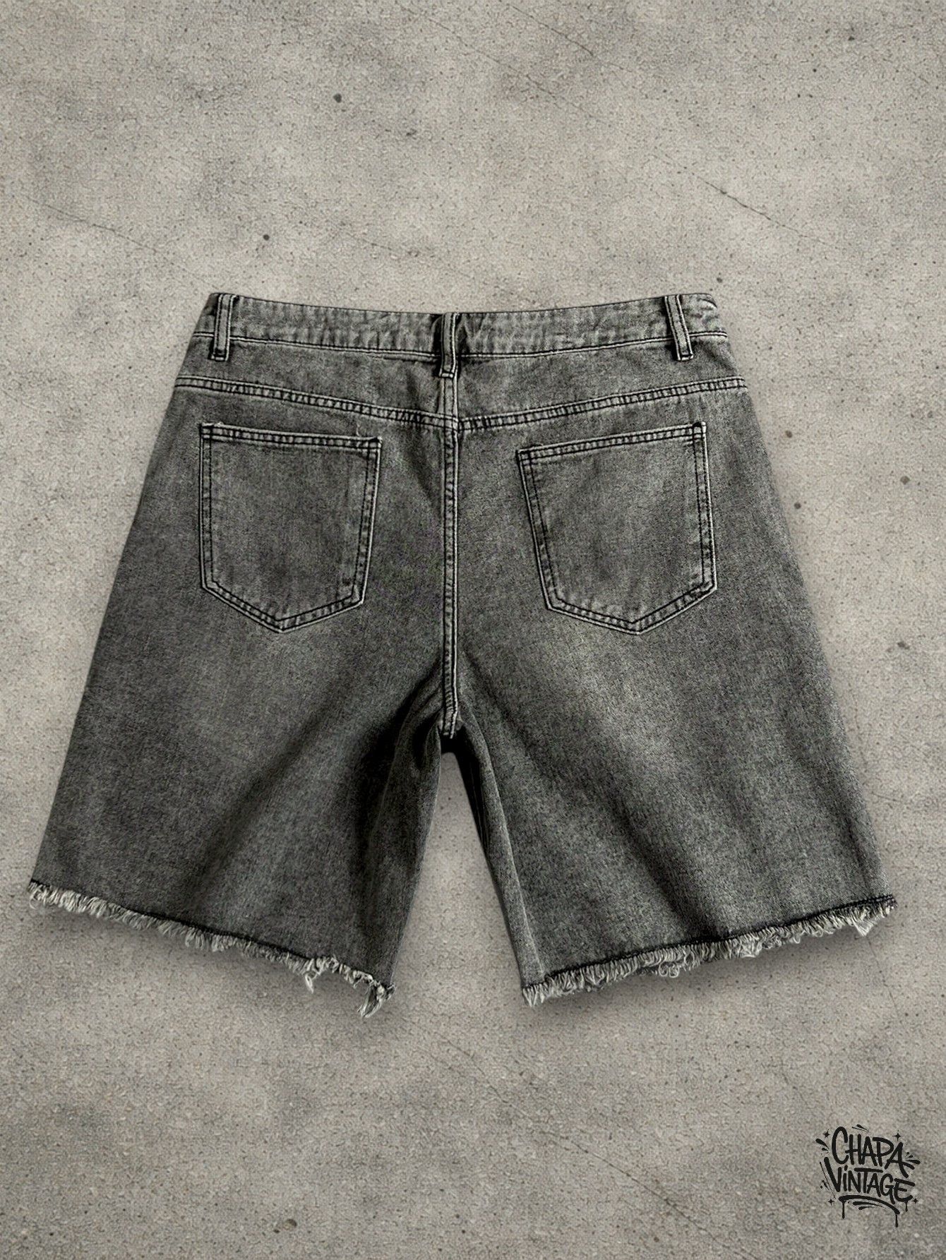 Vintage Distressed gray shorts Size US 32 / EU 48 - 2 Thumbnail