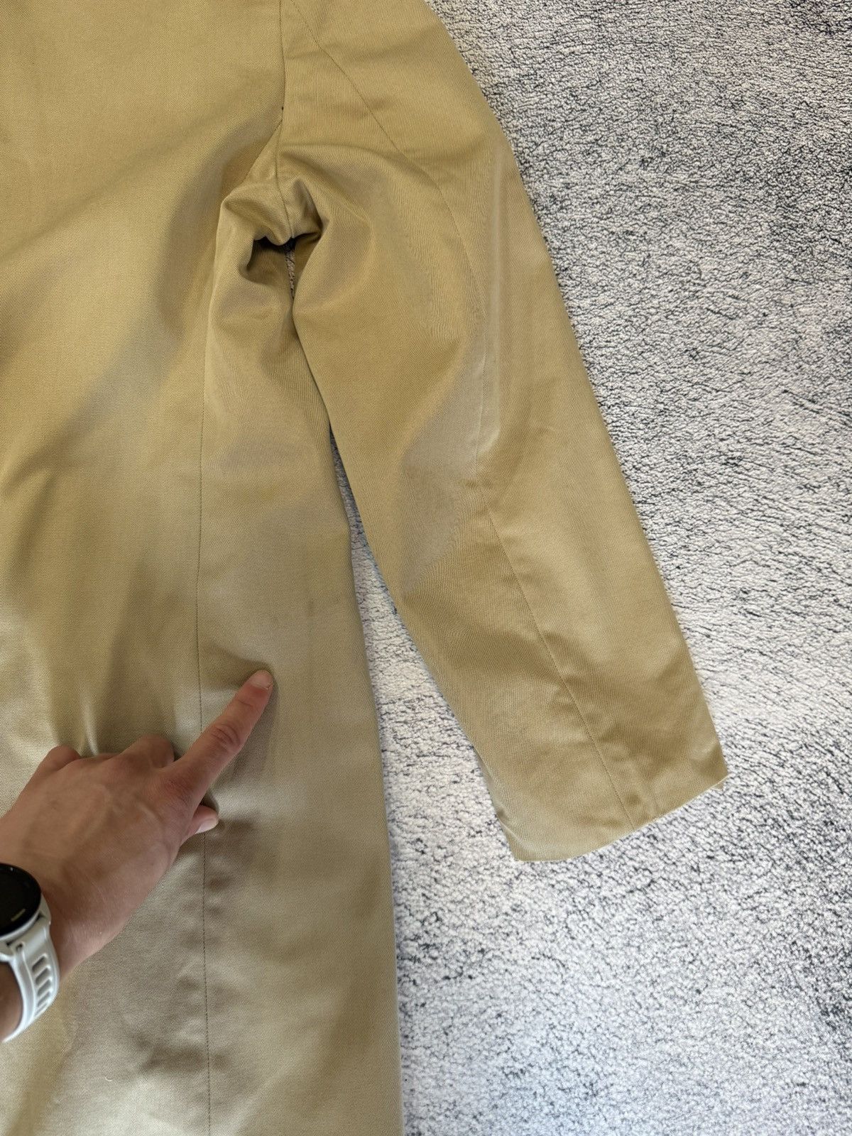 Burberry Burberrys Men Vintage Beige Trench Coat Nova Check Size US S / EU 44-46 / 1 - 19 Thumbnail