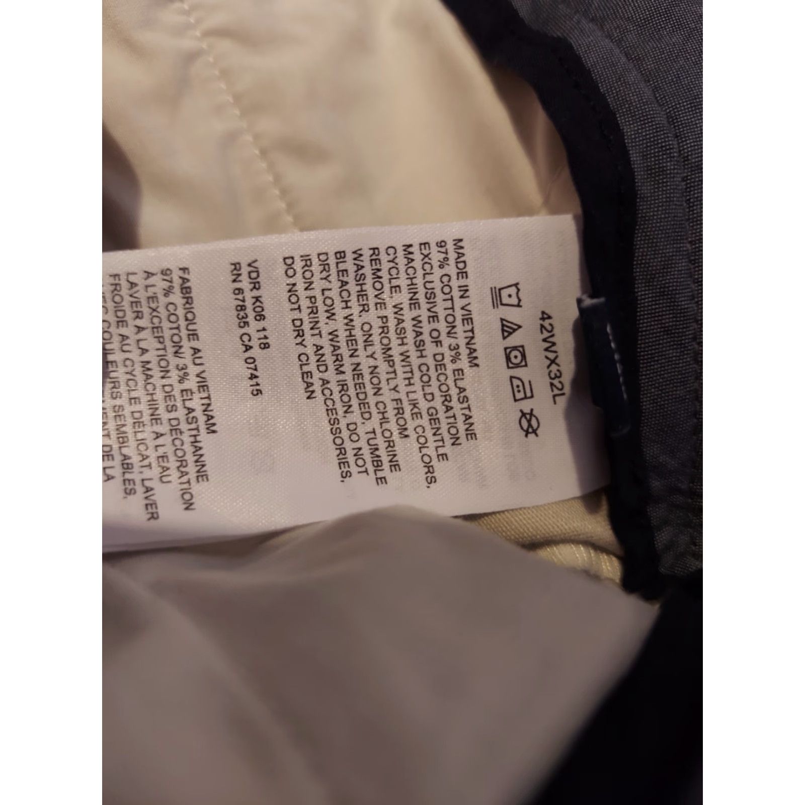 Nautica Nautica Pants Khakis 42x32 Beige Mens Chinos Trousers Dress Slack Trouser Regular Size 42 Mens Size US 42 / EU 58 - 6 Thumbnail