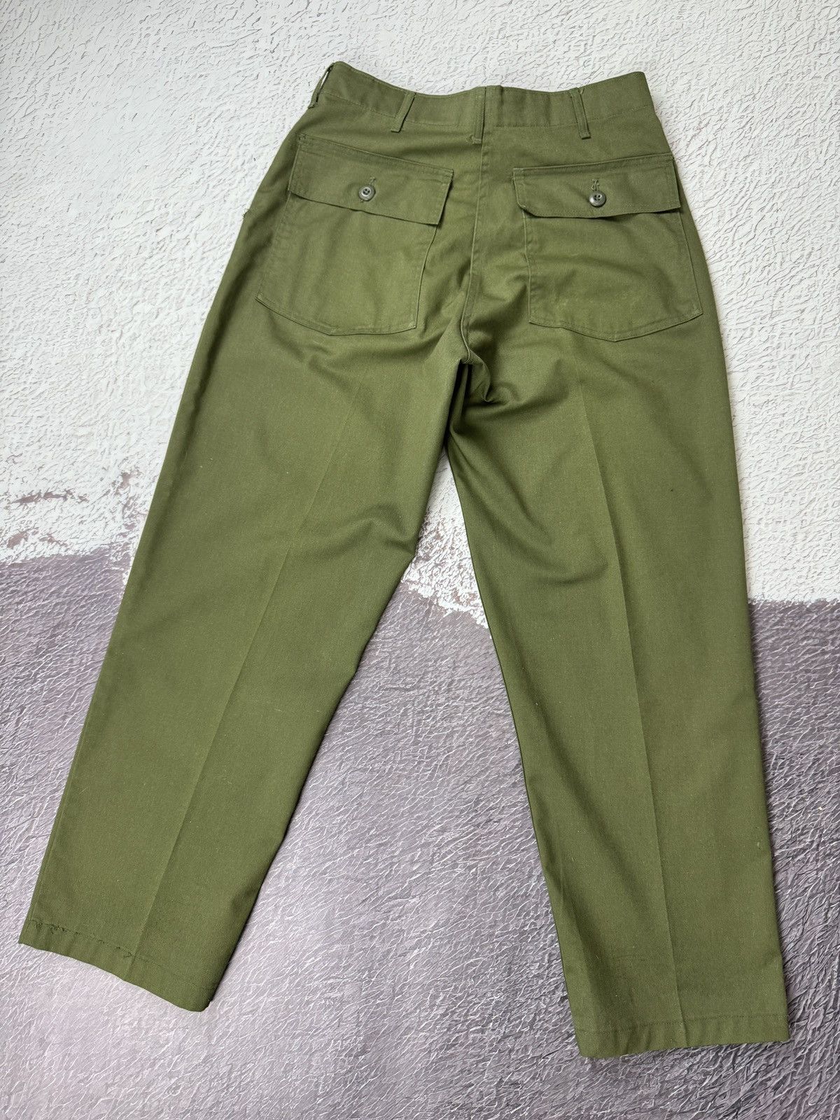 Vintage Vintage 80s US Army Trousers Pants Serval zipper military 34 Size US 34 / EU 50 - 2 Thumbnail
