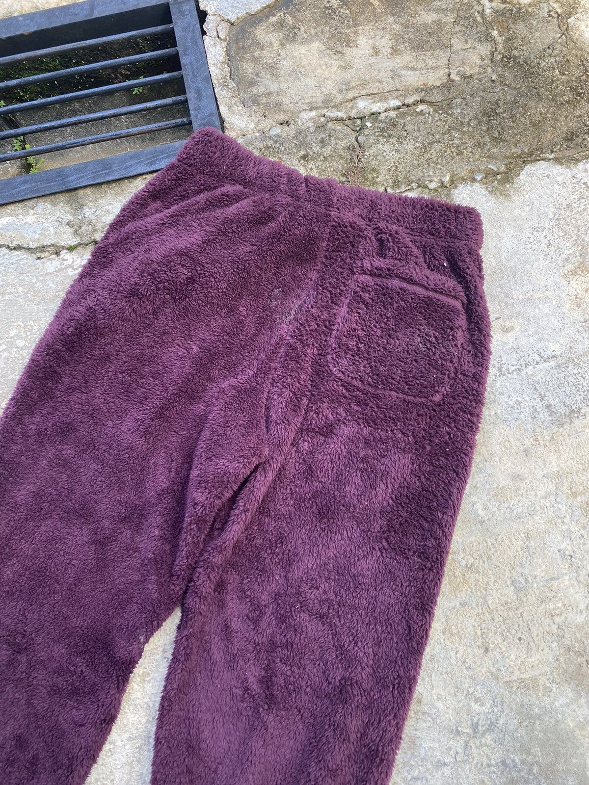 GU × Japanese Brand × Vintage 🔥Accept Binding 🔥 GU Sherpa Fleece Pants Size 33" - 4 Thumbnail