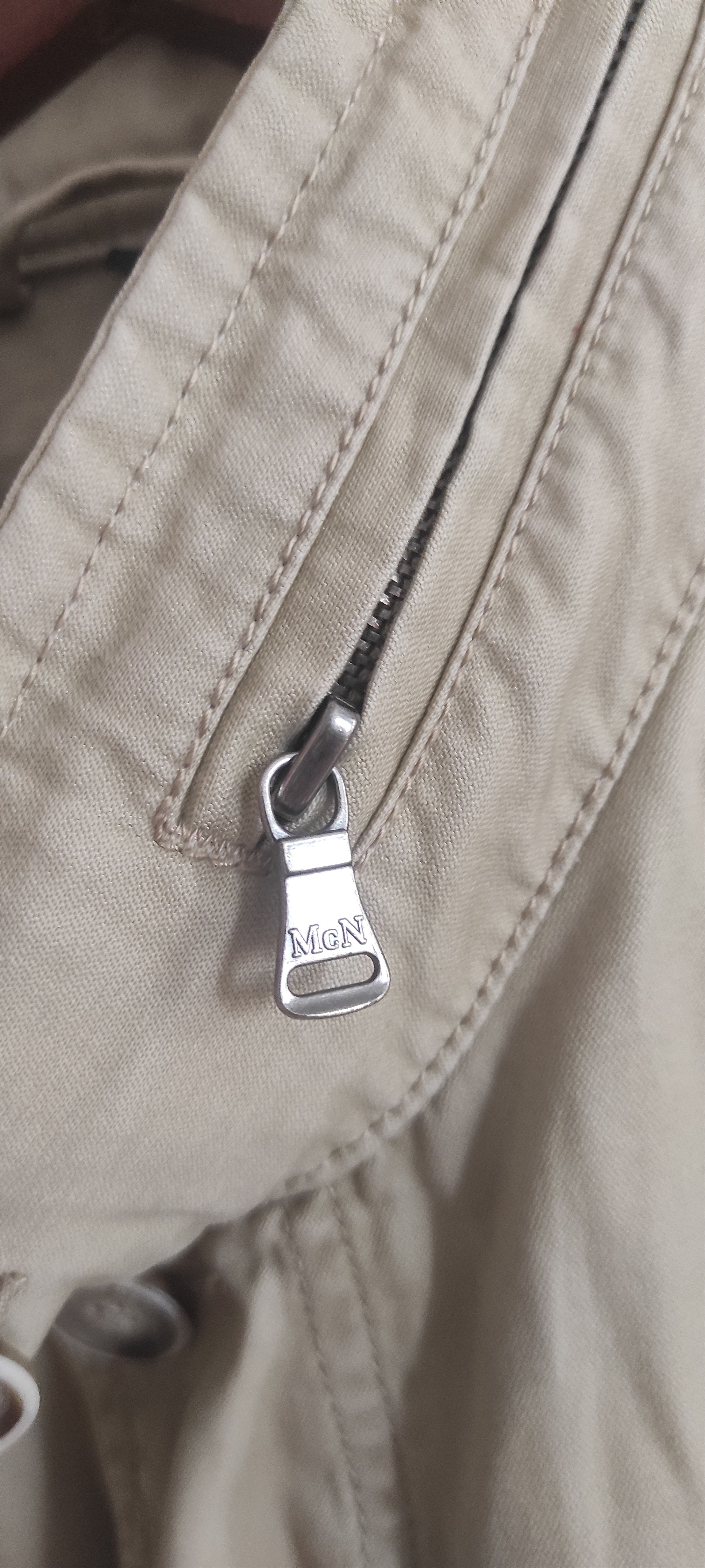 Other McNeal Men Beige Classic Hooded Safari Jacket Zipped Pockets Size US L / EU 52-54 / 3 - 10 Thumbnail