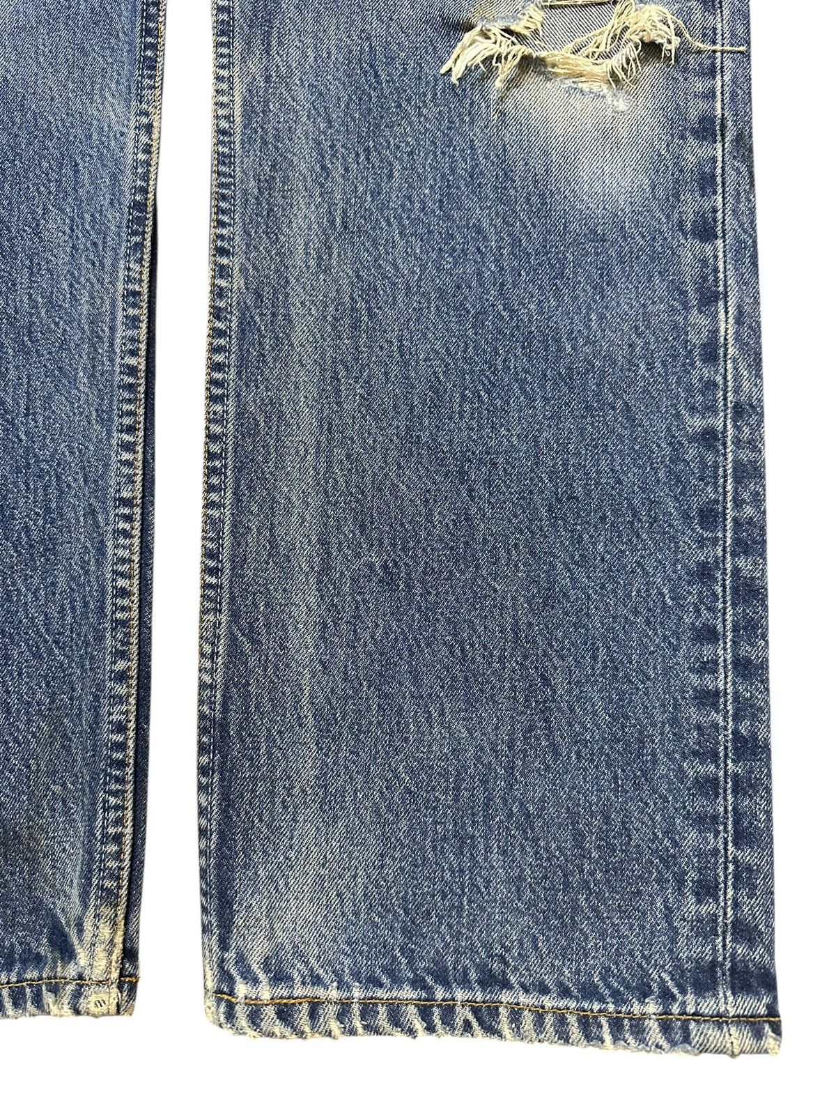 Levi's Vintage 90s Levis 501 Faded Wash Distress Style Loose Jeans Size US 32 / EU 48 - 8 Thumbnail