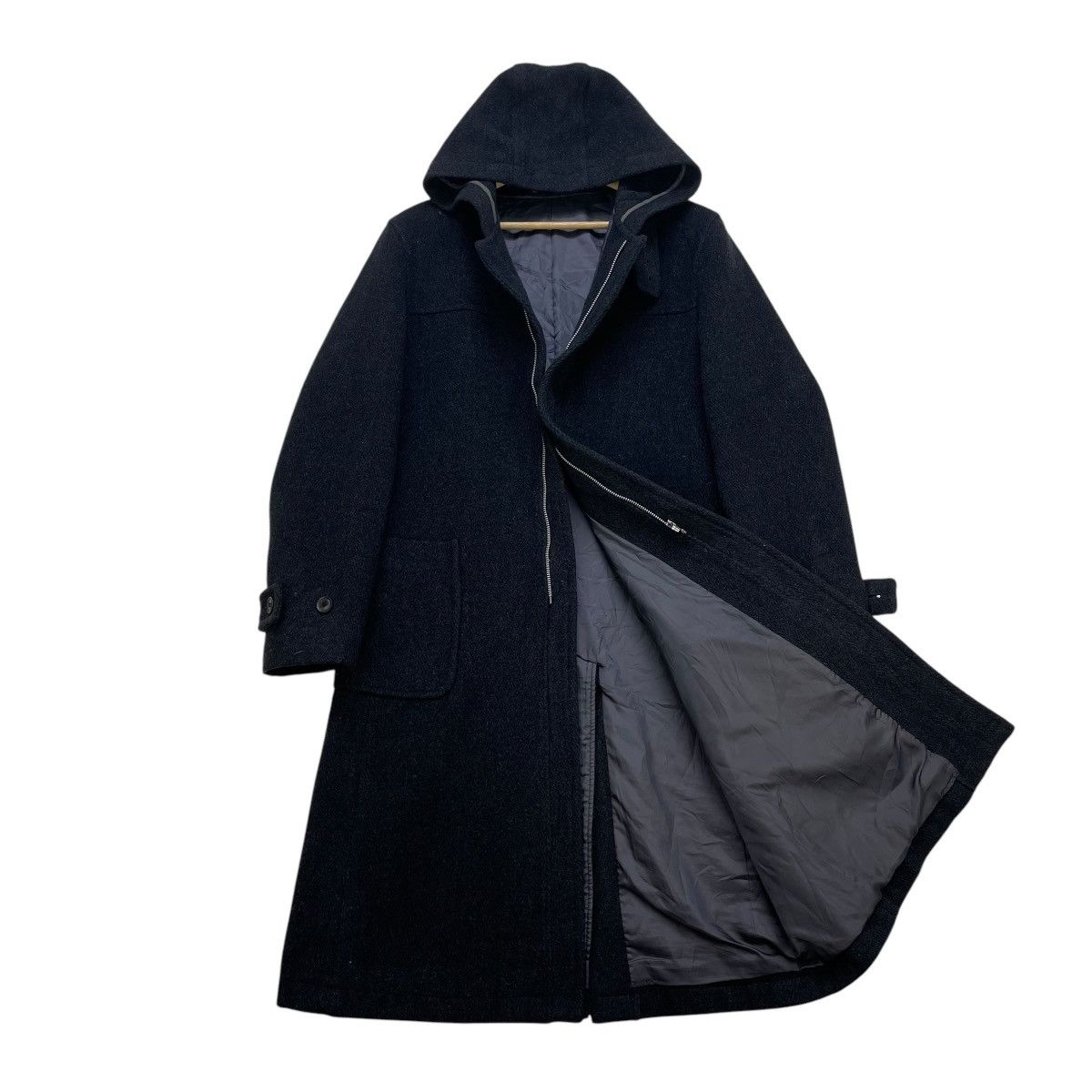 Designer × Japanese Brand × PPFM 💥Vintage PPFM Herringbone Hooded Jacket Size US M / EU 48-50 / 2 - 1 Thumbnail