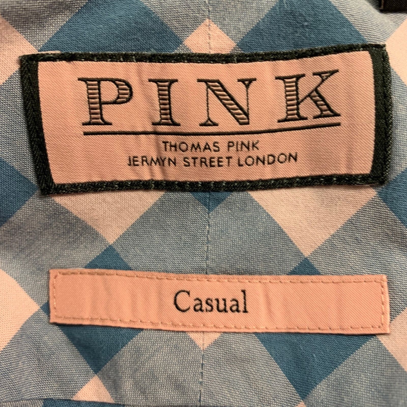 Pink PINK Size S Pink Blue Checkered Cotton Long Sleeve Shirt Size US S / EU 44-46 / 1 - 5 Thumbnail