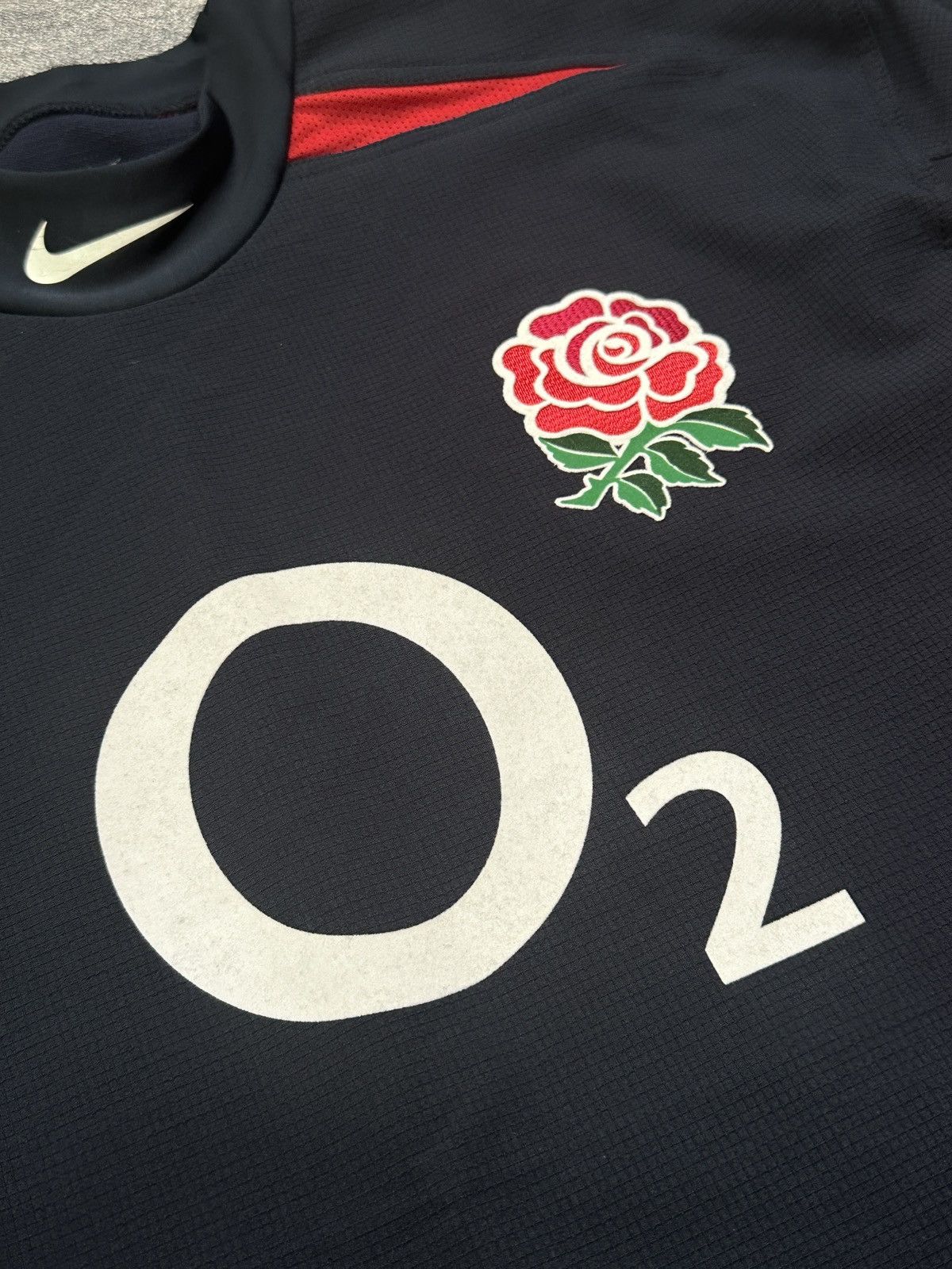 Nike England Rugby Shirt 2003 Away Pro Short Sleeve Shirt (XXL") Size US XXL / EU 58 / 5 - 3 Thumbnail