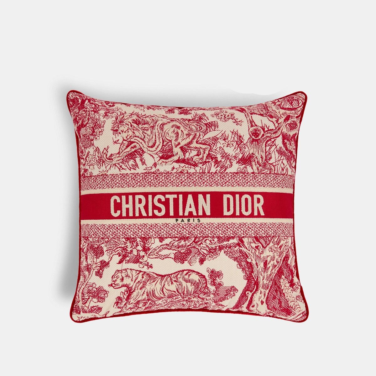 Dior o1bcso1str0225 Size:OS/ Small Square Oillow in Raspberry Size ONE SIZE - 1 Thumbnail
