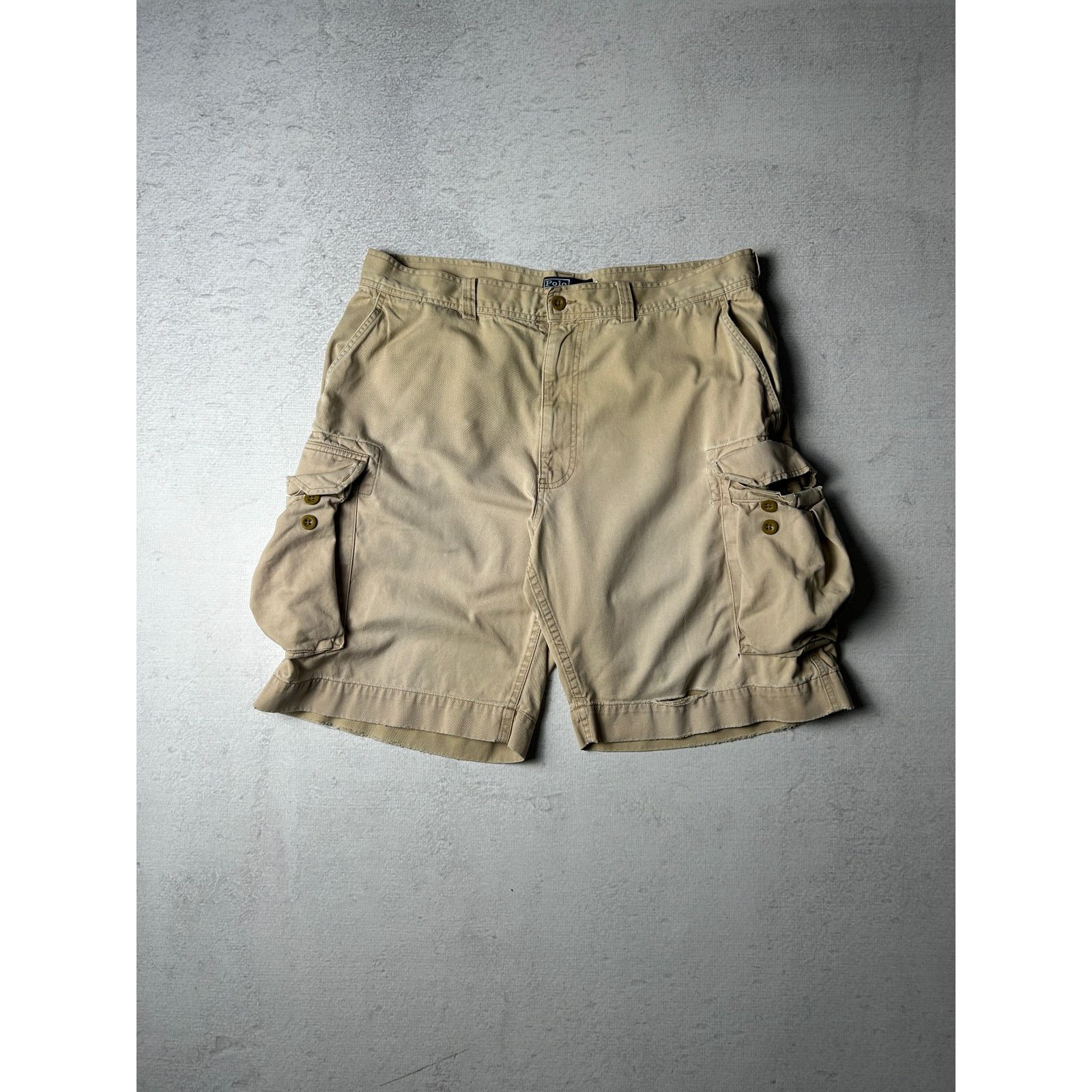 Polo Ralph Lauren Vintage 90s Polo Ralph Lauren Cargo Shorts - Men's 38Wx10L Size US 38 / EU 54 - 1 Thumbnail