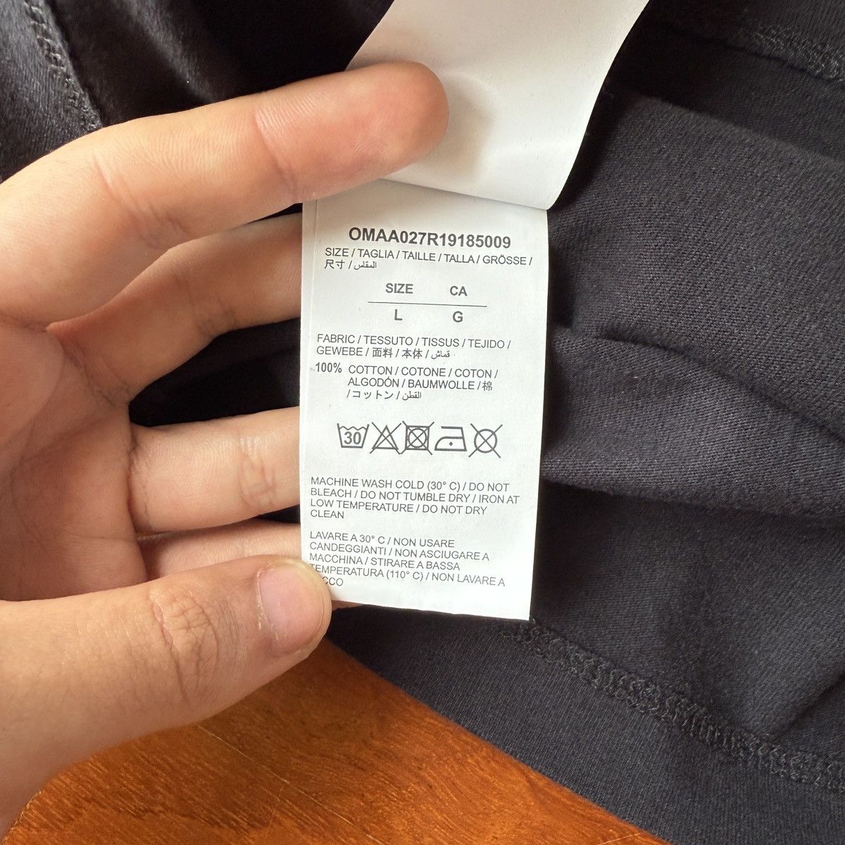 Off-White Off-White slim fit summer 1863 tee size L Size US L / EU 52-54 / 3 - 5 Thumbnail