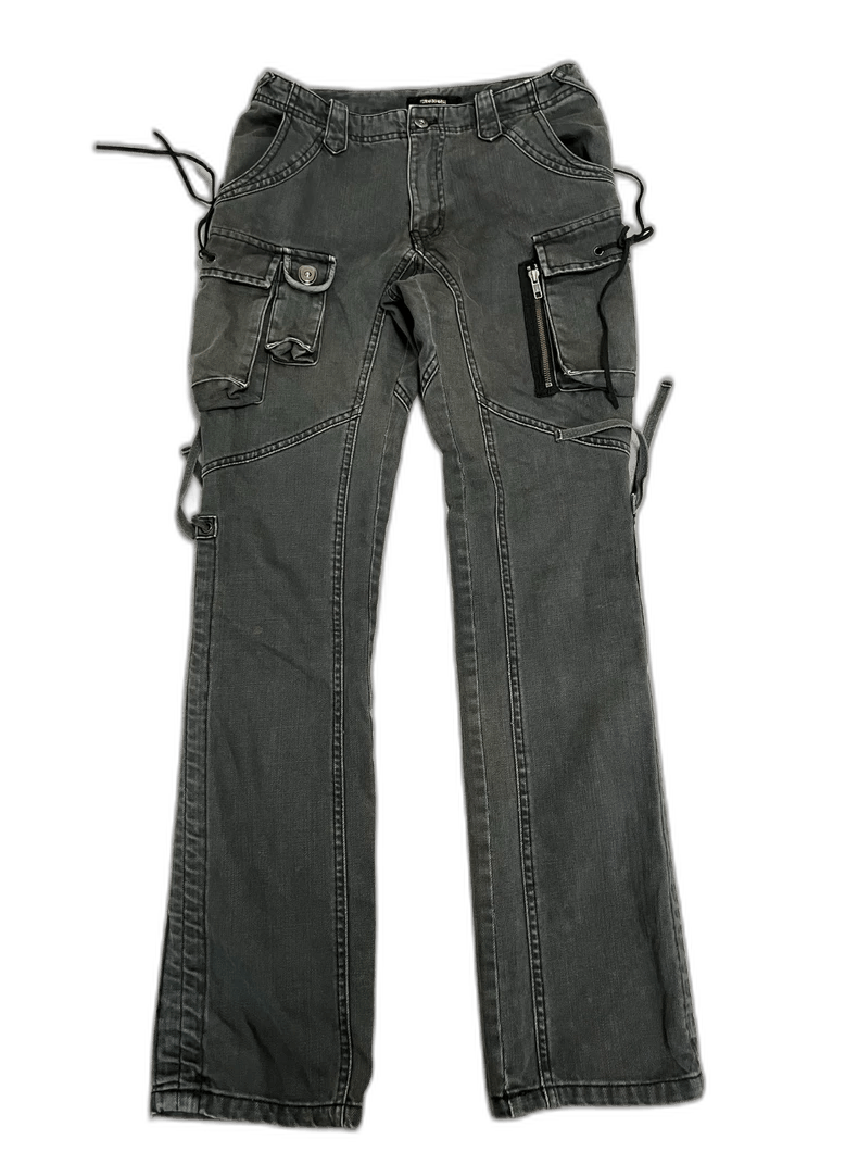 Yohji Yamamoto Tactical Vintage Denim Pants with Detailed Pockets Size 28" / US 6 / IT 42 - 1 Thumbnail