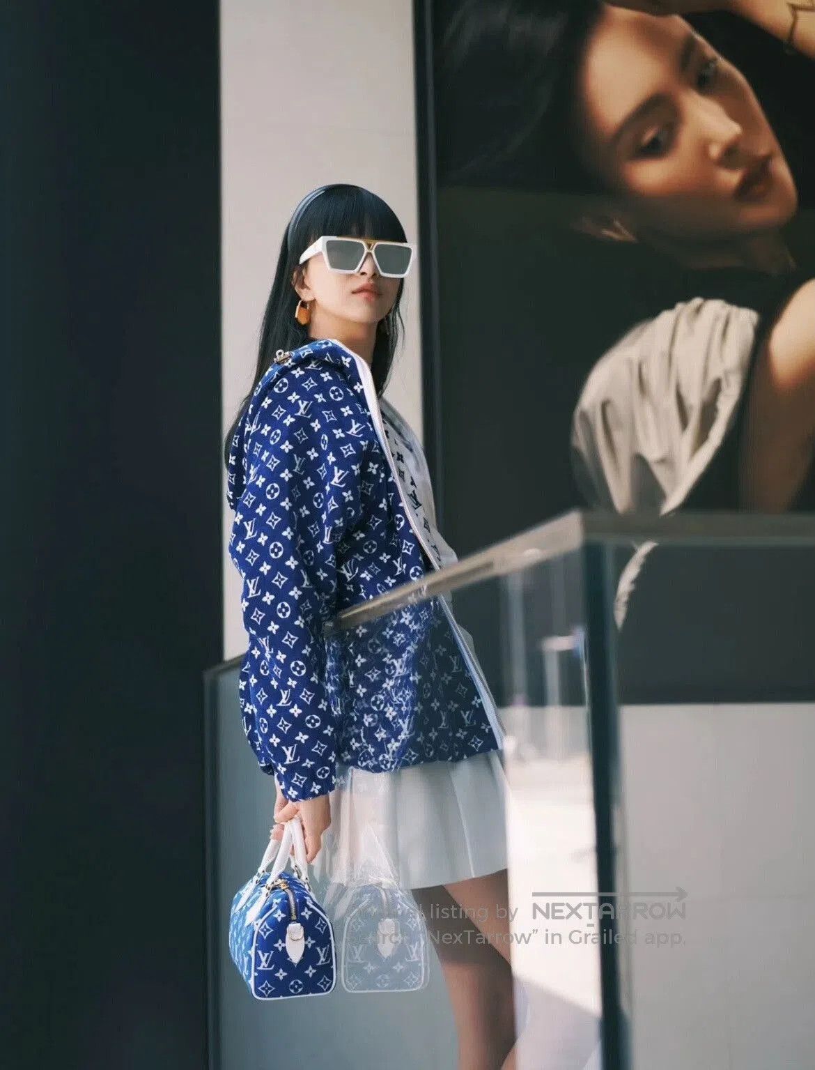 Louis Vuitton LV Blue White Double. Size XXS / US 00 / IT 34 - 8 Thumbnail