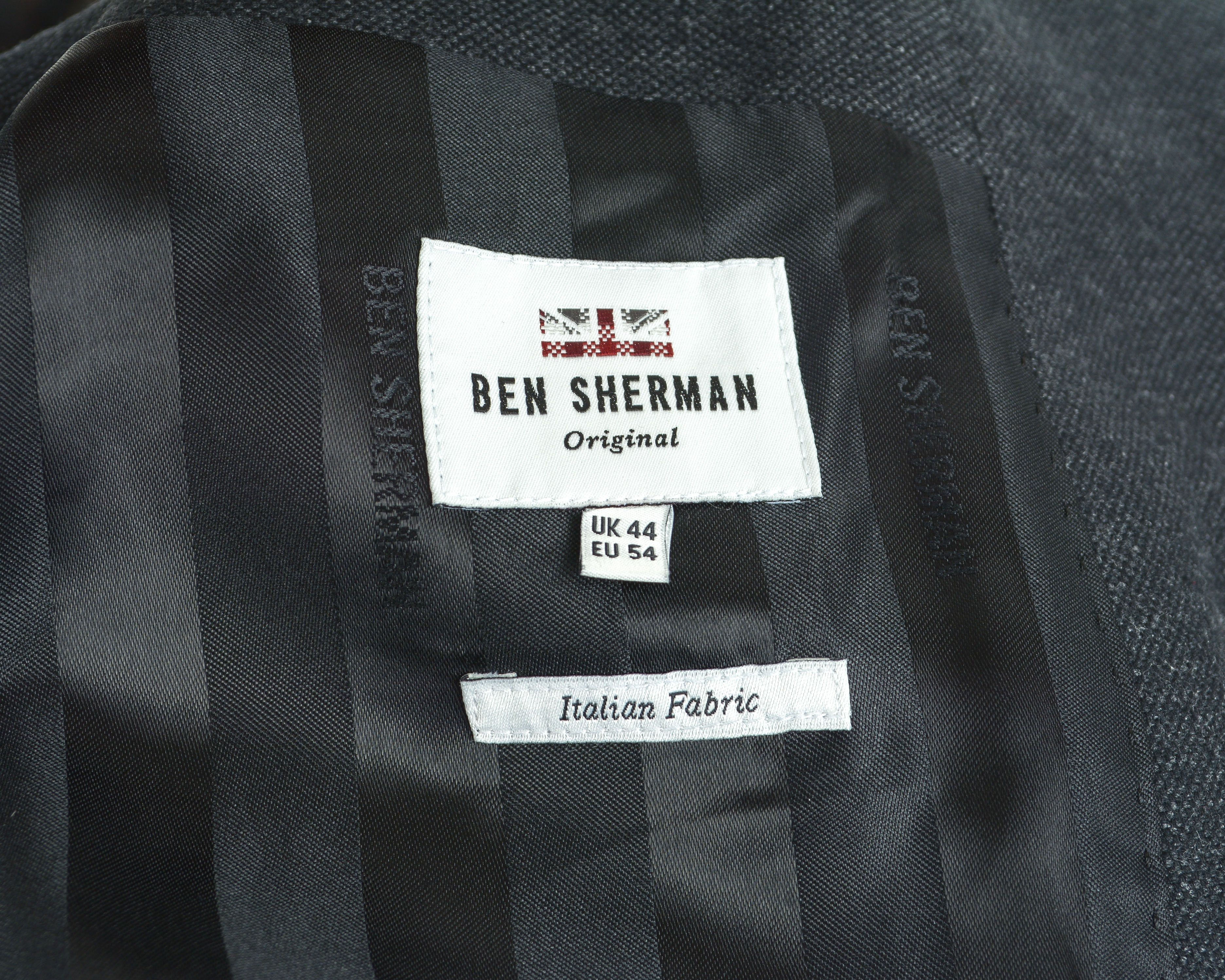 Ben Sherman Men UK 44 US Jacket EU 54 Formal Blazer Sport Coat Suit XL Size 44R - 5 Thumbnail
