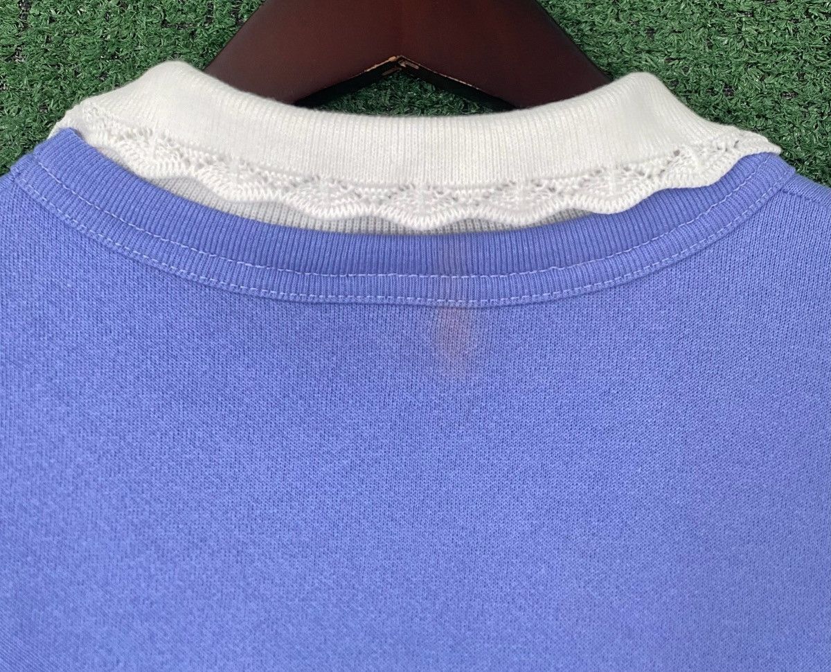 Vintage 80’s Easter Bunny Eggs Purple Collared Sweatshirt Small Size S / US 4 / IT 40 - 6 Thumbnail