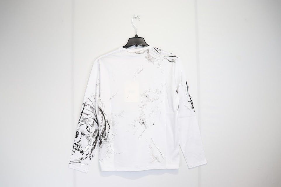 Alexander McQueen o1rshd1 Multi Large Logo Skull T-Shirt in White Size US L / EU 52-54 / 3 - 7 Thumbnail