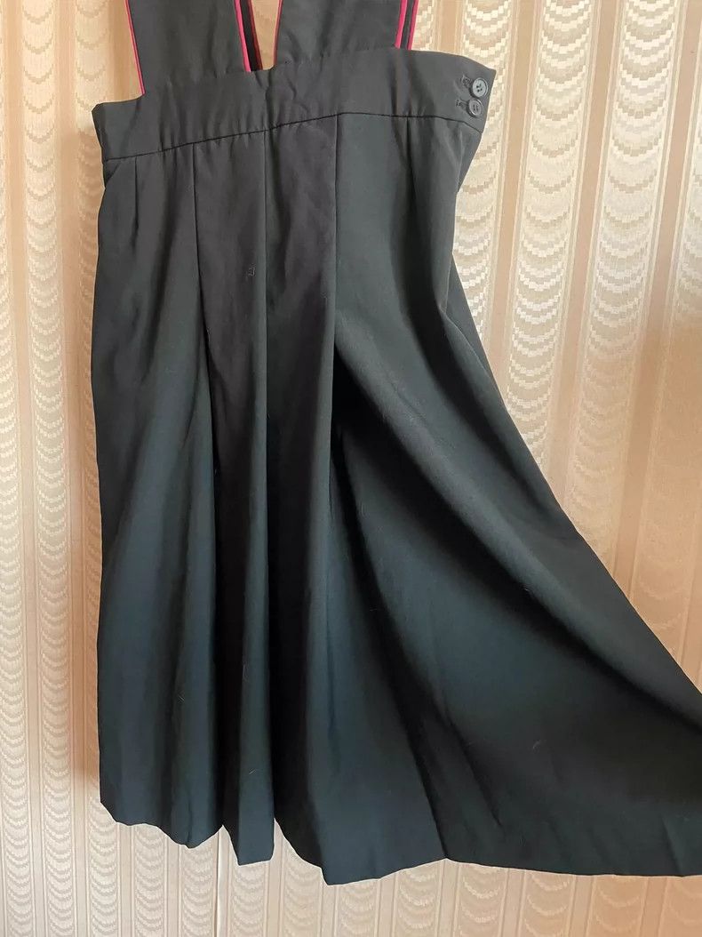 Comme des Garcons Comme des Garcons Black strap skirt pleated skirt skirt dr Size L / US 10 / IT 46 - 4 Thumbnail