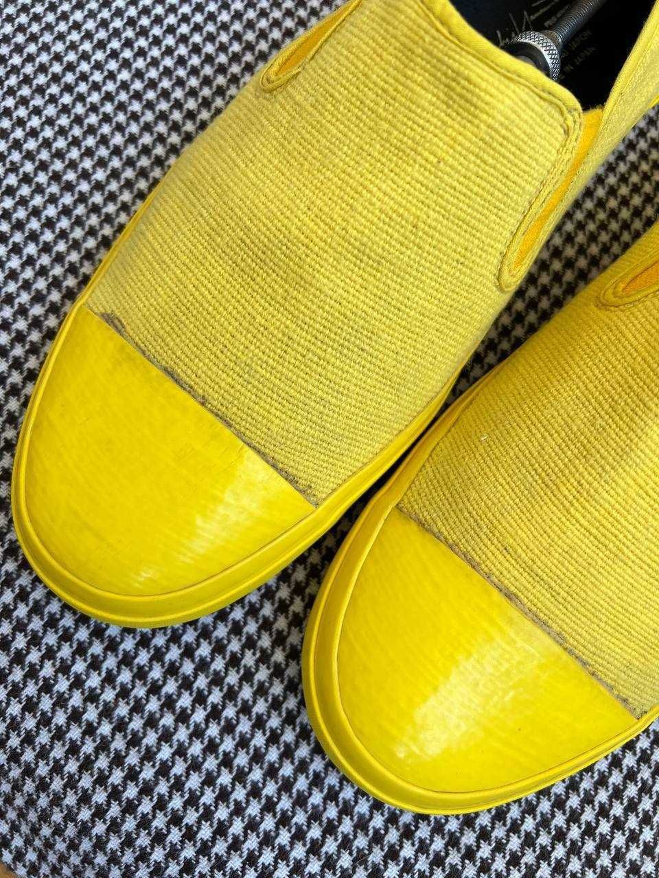 Yohji Yamamoto Yohji Yamamoto Yellow Vintage 98 Low Shoes Size US 7 / EU 40 - 5 Thumbnail