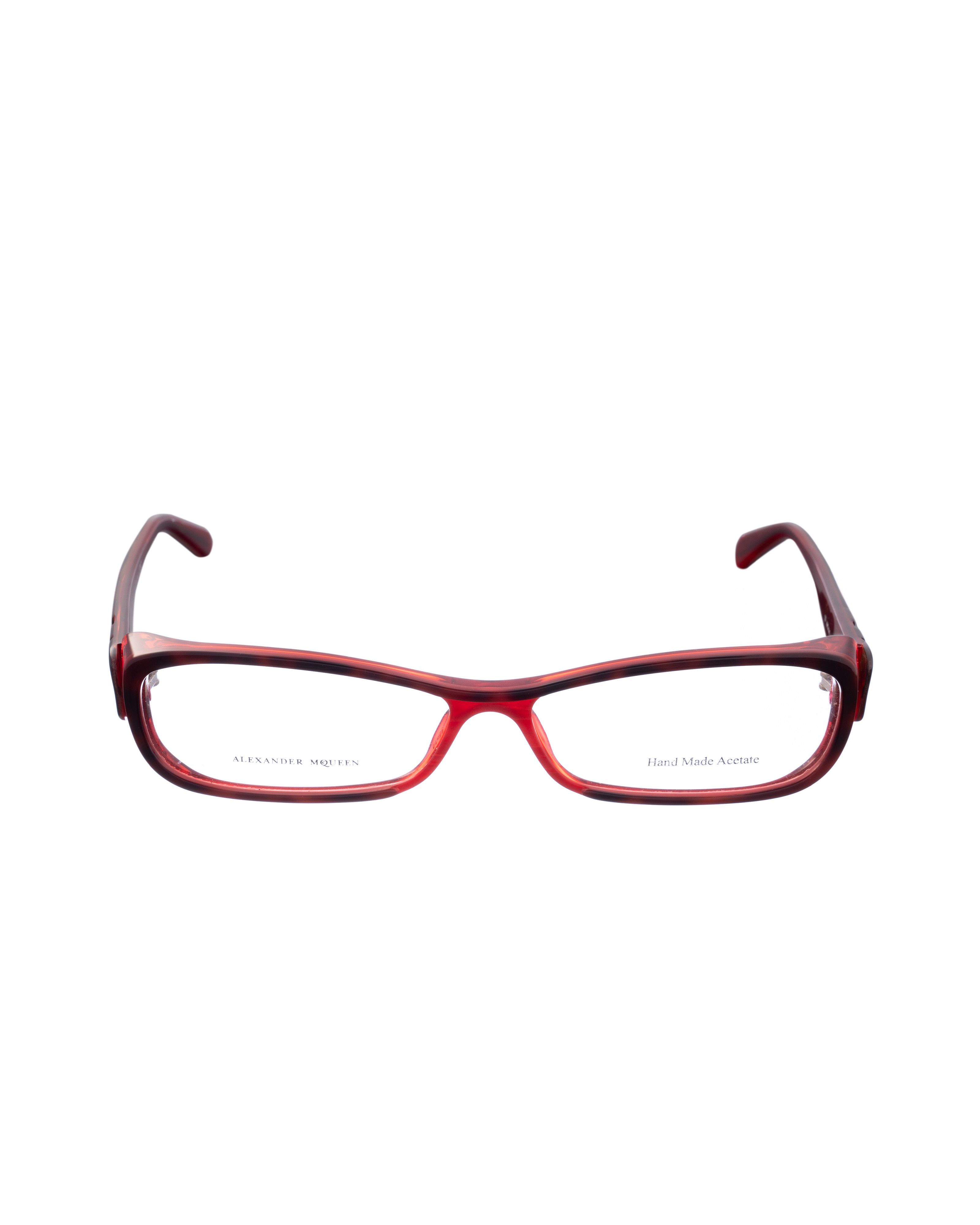 Alexander McQueen × Vintage Alexander McQueen 90s Red Clear Cat-Eye Glasses Size ONE SIZE - 1 Thumbnail
