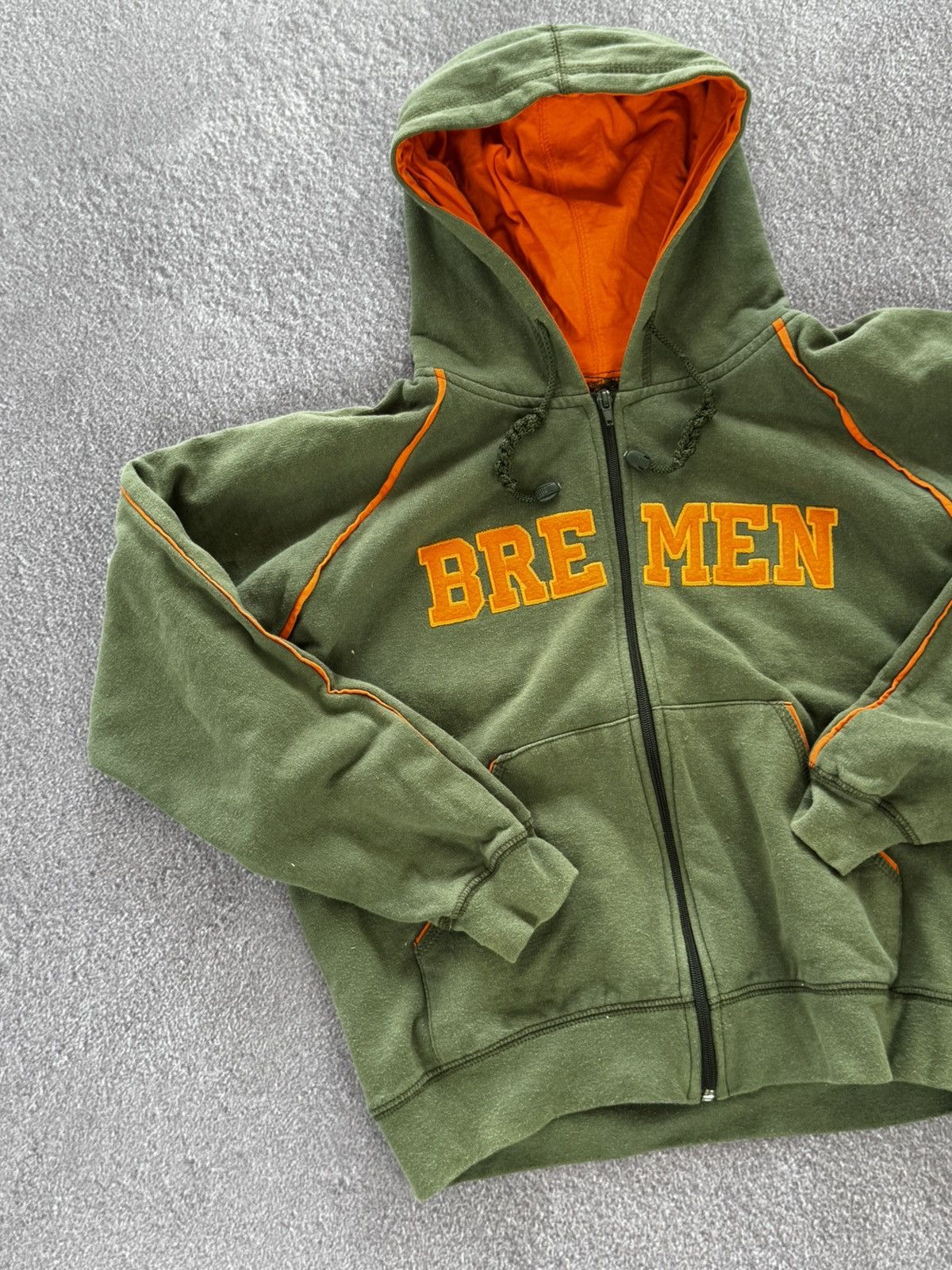Vintage 80s Werder Bremen Hooded Sweatshirt Size US M / EU 48-50 / 2 - 4 Thumbnail