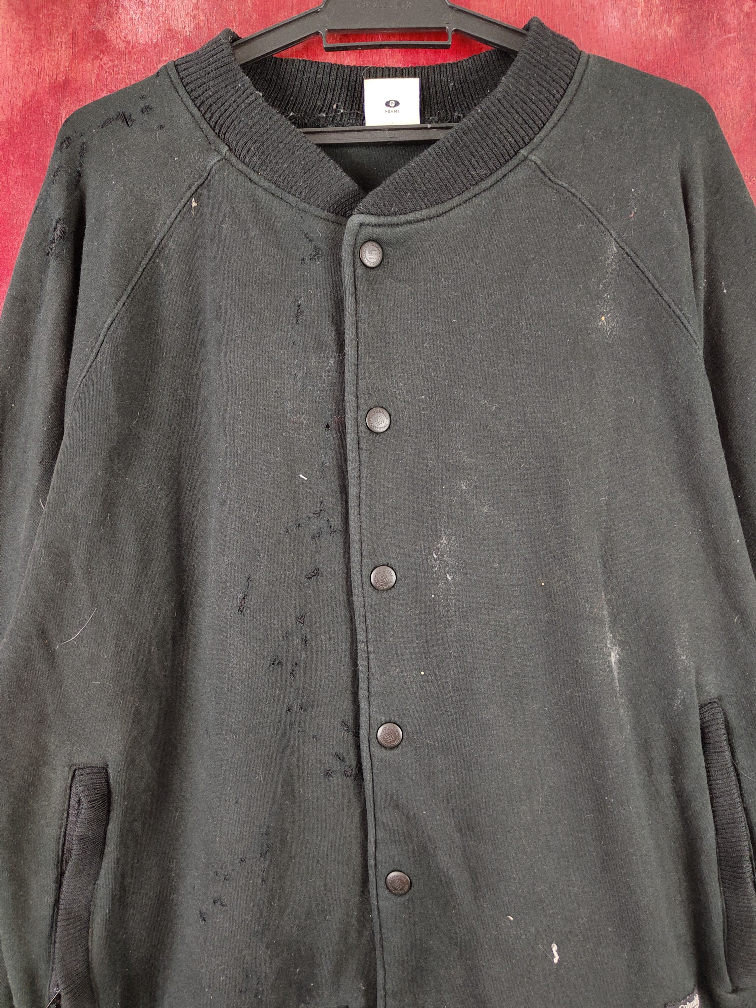 Columbia × Vintage Columbia GRT Black distressed ripped vintage Sweaters #S2136 Size US L / EU 52-54 / 3 - 3 Thumbnail