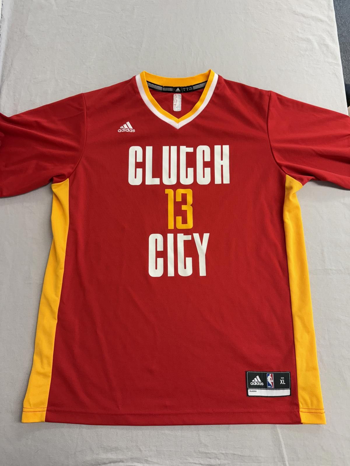 Adidas Houston Rockets Clutch City Jersey Harden 13 Practice XL Size US XL / EU 56 / 4 - 1 Thumbnail