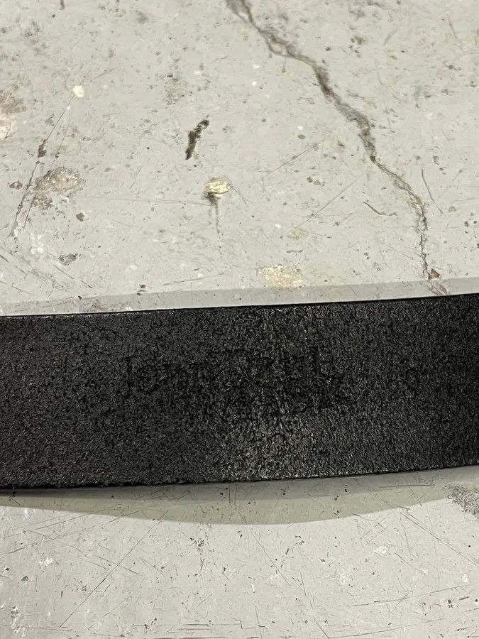 Designer × Jean Paul Gaultier × Vintage 2000s Jean Paul Gaultier Earth Black Leather Belt Size ONE SIZE - 6 Thumbnail
