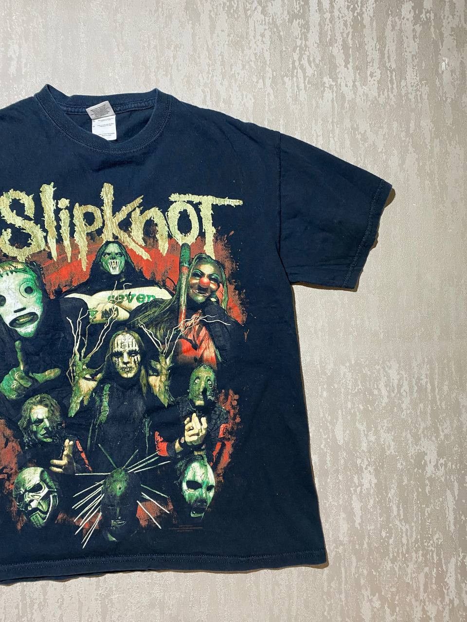 Band Tees 2010 Vintage Slipknot Seven Double Sided Big Logo T-Shirt Size US M / EU 48-50 / 2 - 3 Thumbnail