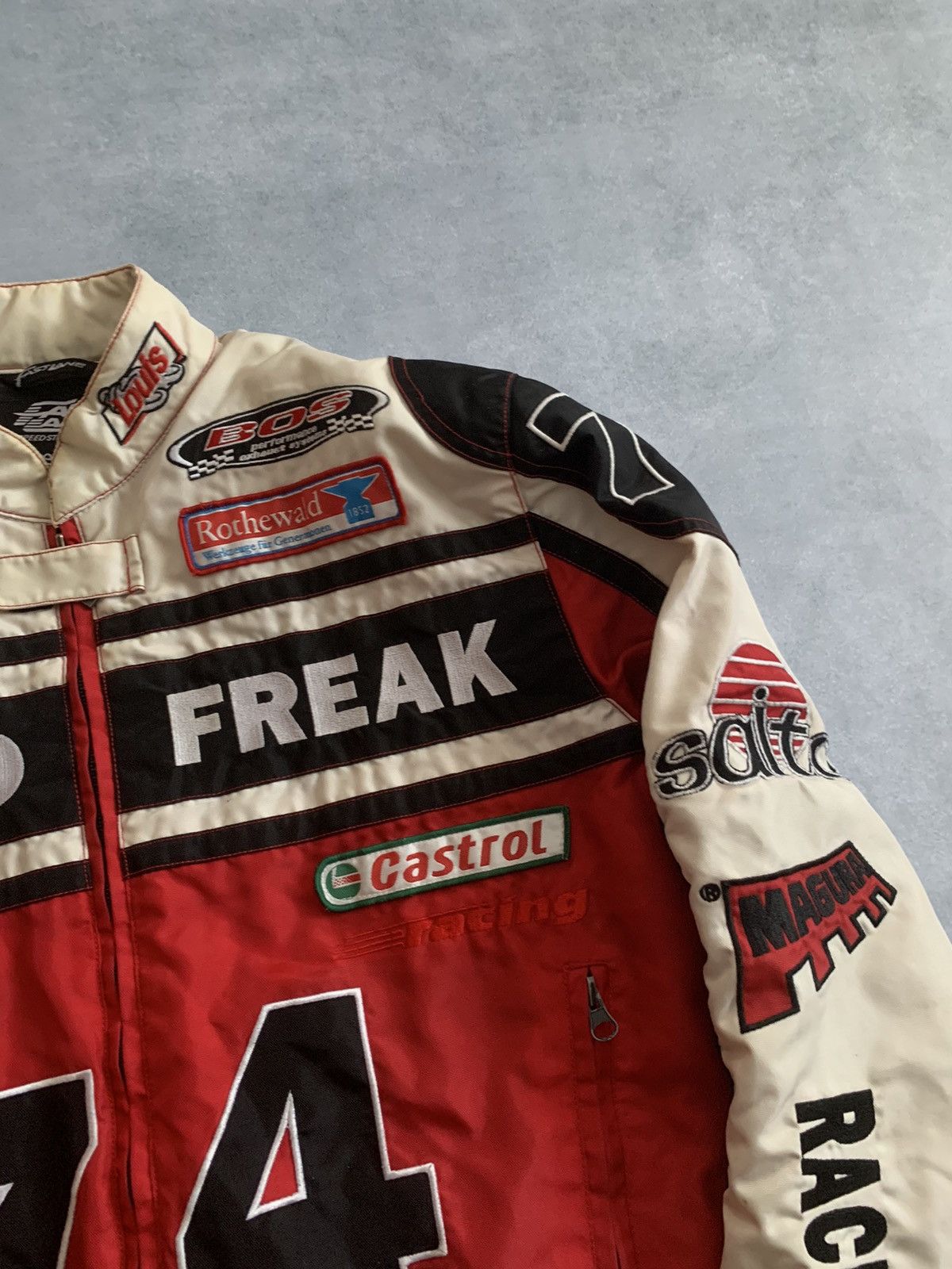 Vintage 90s SPEED FREAK #74 Fast Lane Racing Nascar Jacket Size US S / EU 44-46 / 1 - 5 Thumbnail