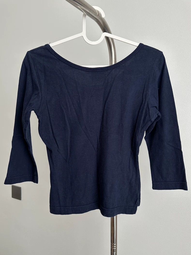 Vivienne Westwood Vivienne Westwood Saturn embroidery low neck U top Saturn Size S / US 4 / IT 40 - 2 Thumbnail