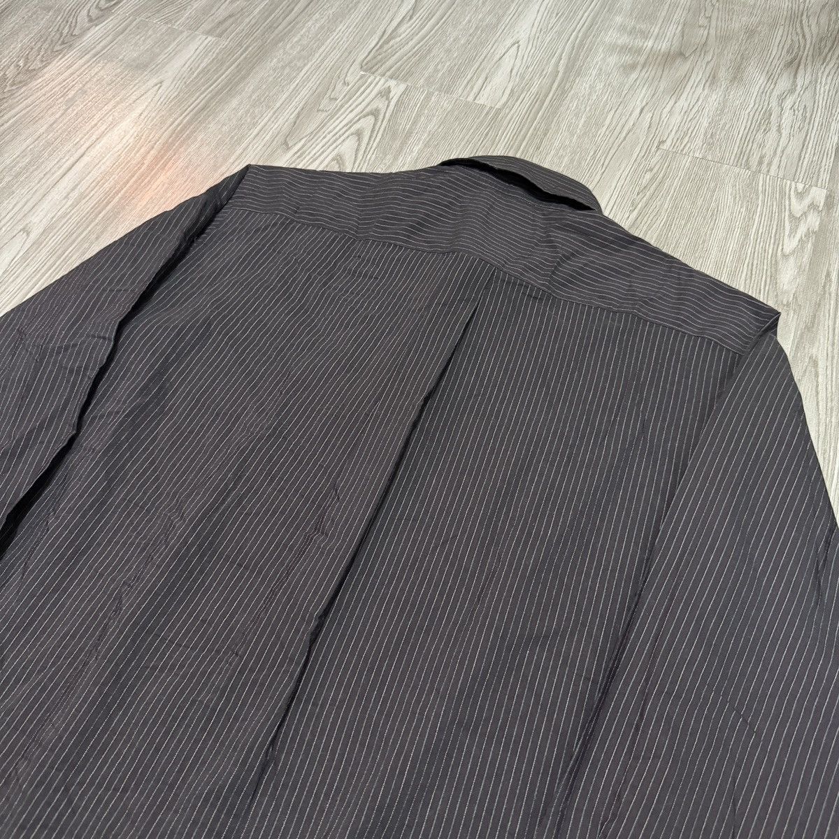 Vintage AAR Yohji Yammamoto Durban Stripes Long Sleeve Shirt Size US M / EU 48-50 / 2 - 7 Thumbnail