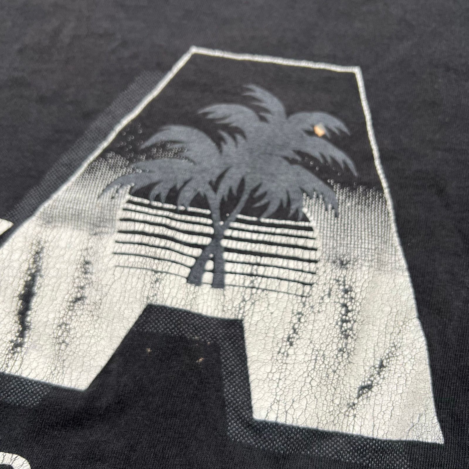 Fruit Of The Loom Vintage 90s Fruit of the Loom LA California Distress USA L Size US L / EU 52-54 / 3 - 10 Thumbnail