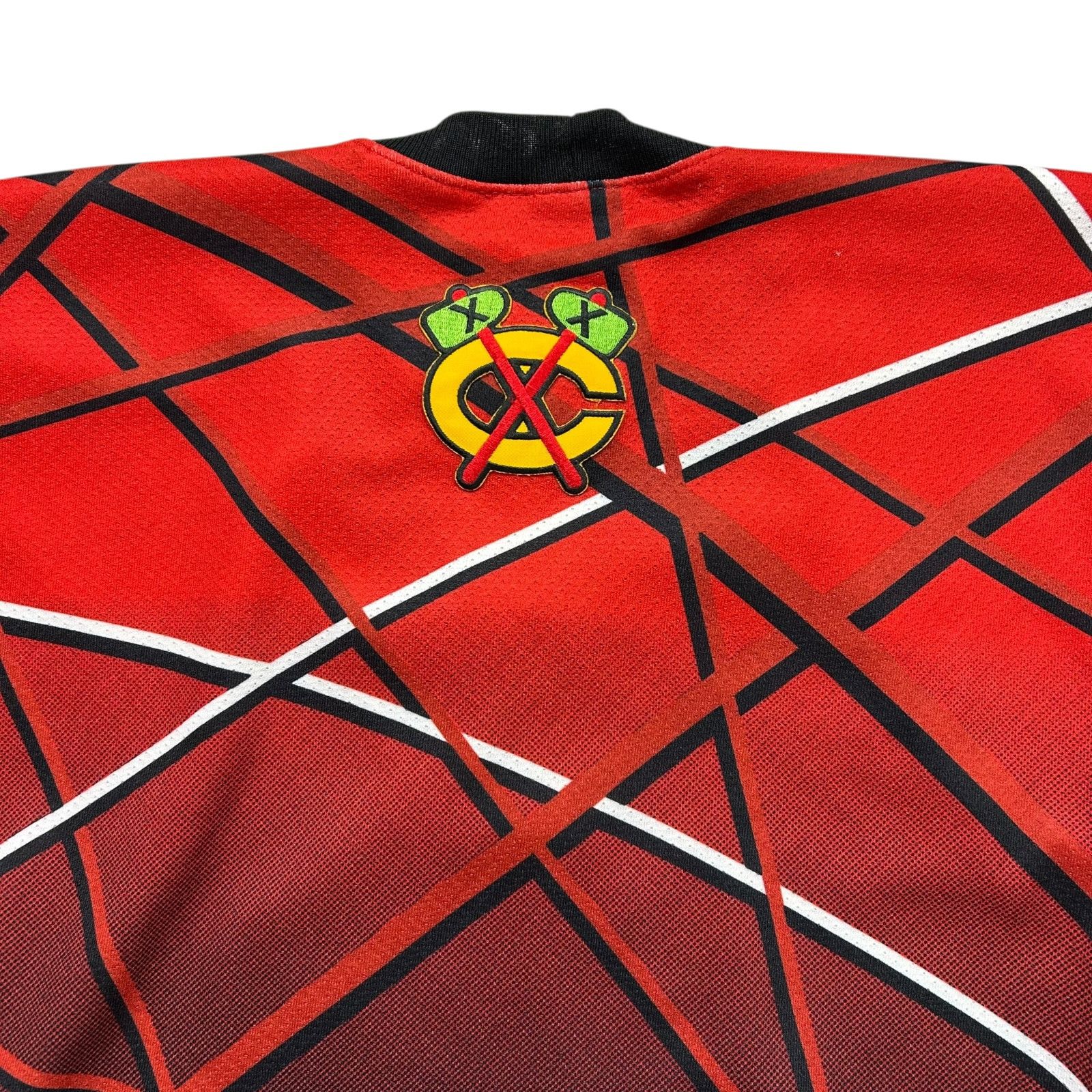 NHL VTG 90s 00s CHICAGO BLACKHAWKS NIKE AOP HOCKEY JERSEY SIZE S Size US S / EU 44-46 / 1 - 5 Thumbnail