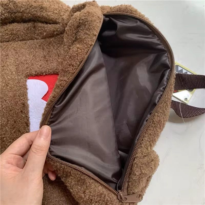 Japanese Brand Kawaii Domo Kun Plush Backpack Size ONE SIZE - 4 Thumbnail