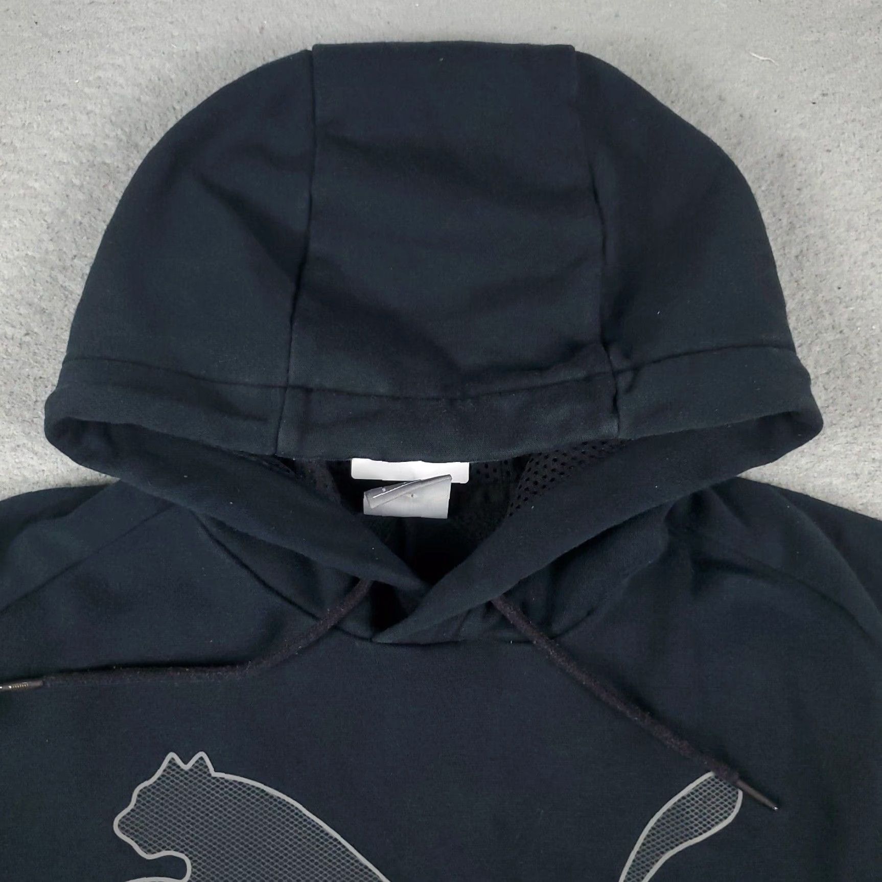 Puma PUMA Hoodie Mens Small Black Casual Pullover Sweatshirt Mock Neck Long Sleeve Size US S / EU 44-46 / 1 - 3 Thumbnail