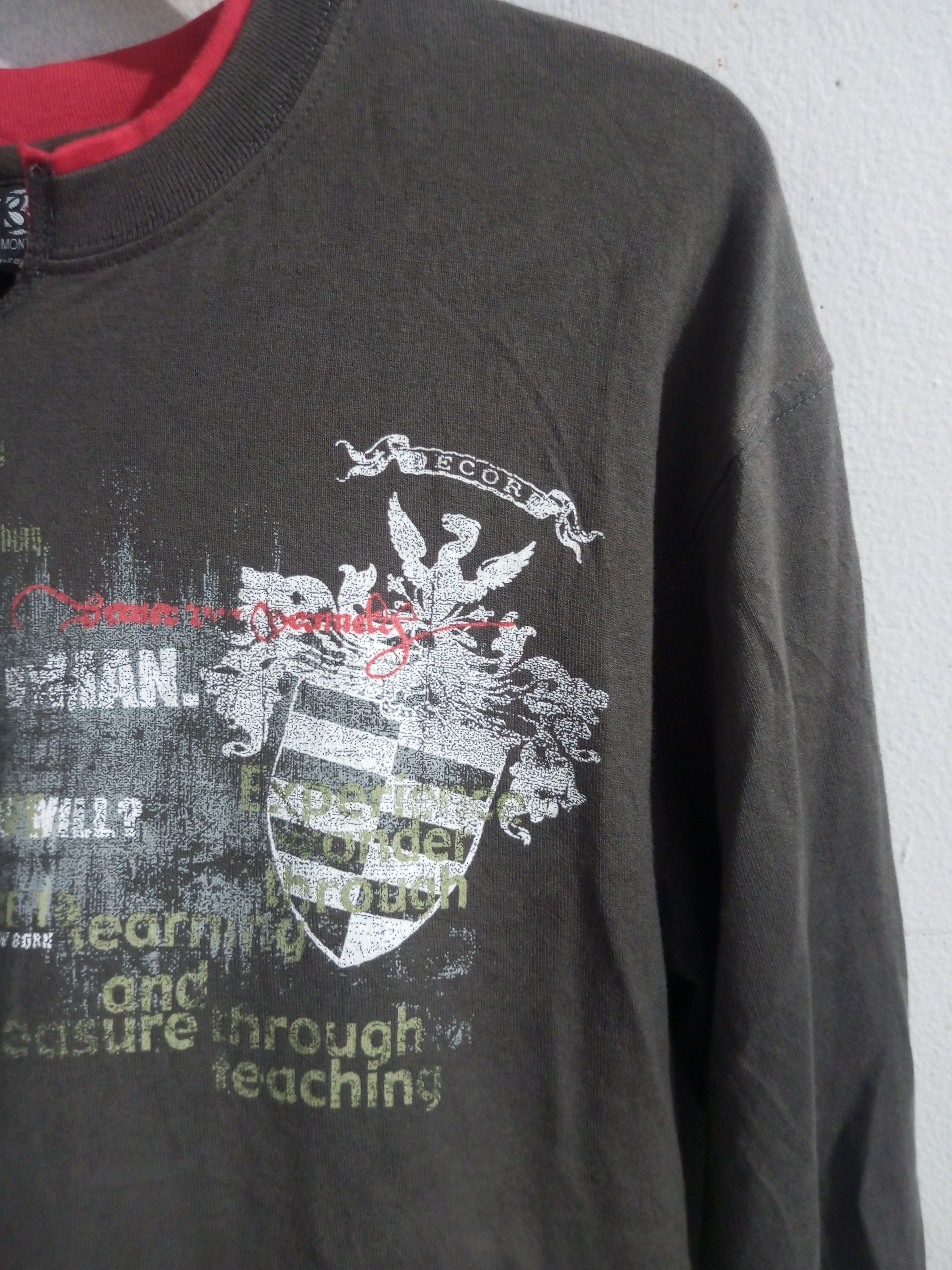 20471120 Vintage Beaumont carr poem double colar long sleeve tshirt Size US M / EU 48-50 / 2 - 3 Thumbnail