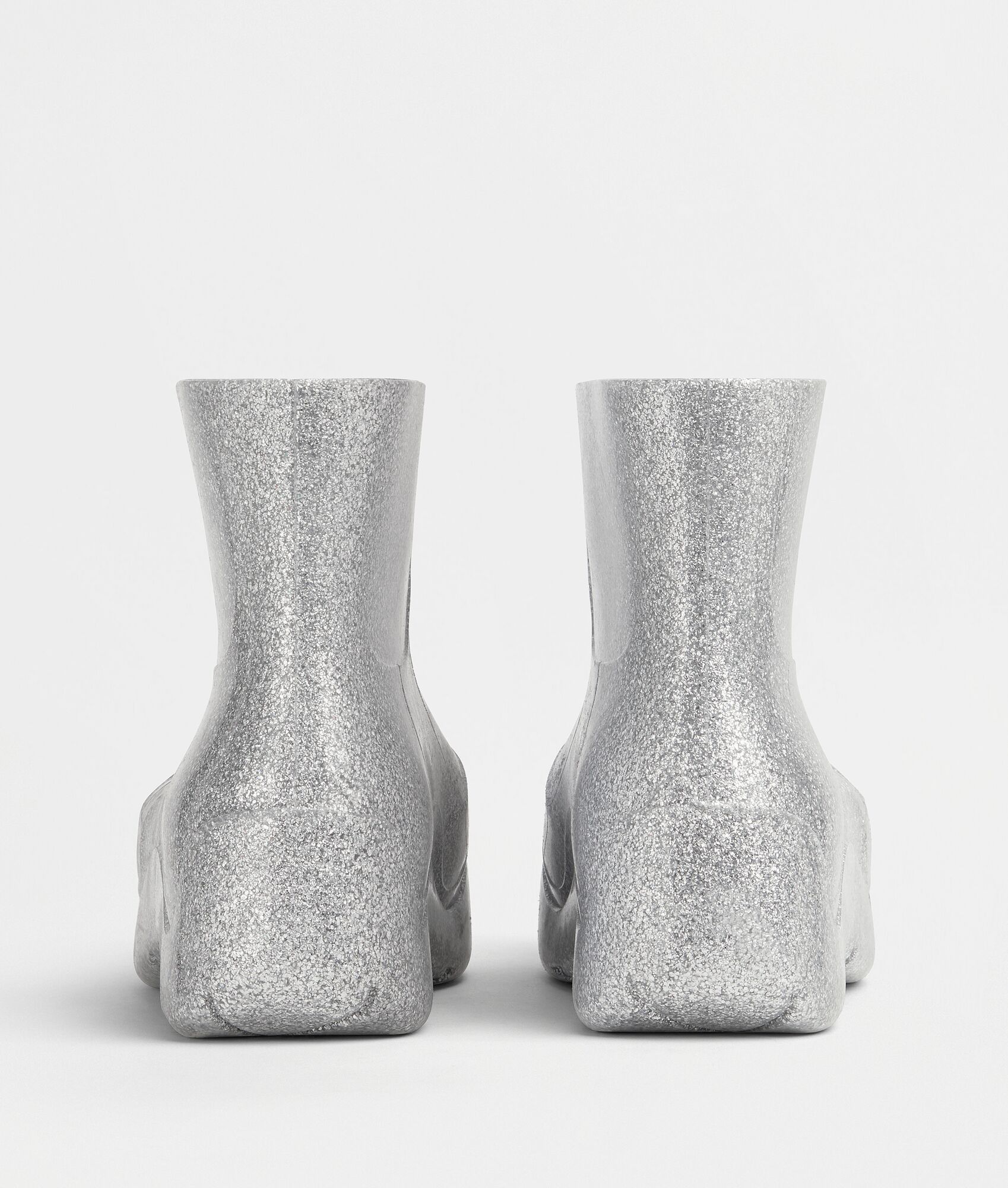 Bottega Veneta o1n1vont1124 Puddle Ankle Boots in Silver Size US 9 / IT 39 - 3 Thumbnail