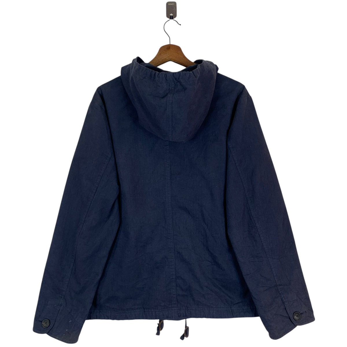 Issey Miyake × Japanese Brand VINTAGE QUADRO JAPANESE BRAND MILITARY HOODIE JACKET Size US L / EU 52-54 / 3 - 7 Thumbnail