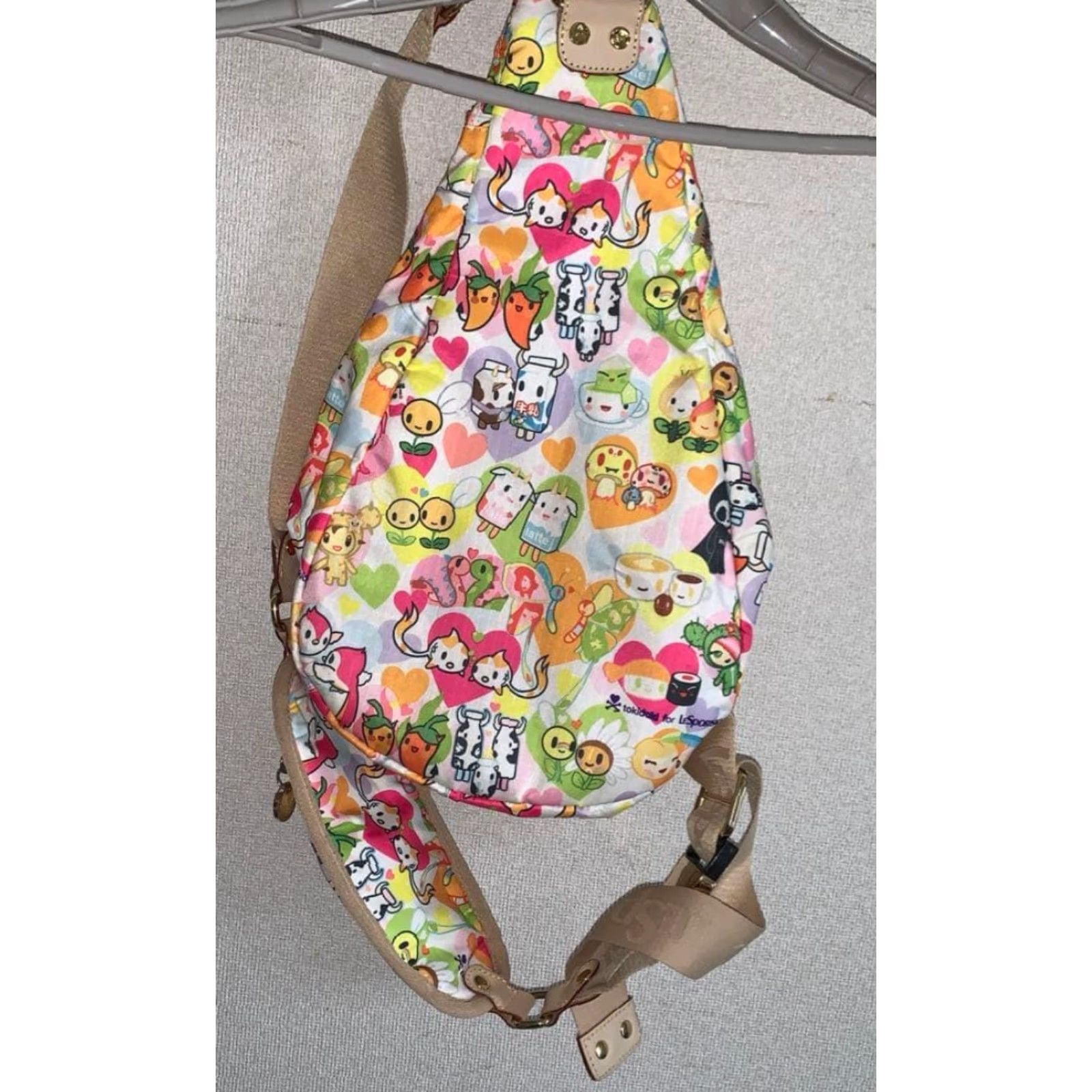 LeSportsac LeSportsac tokidoki Shoulder Bag Crossbody Bag Nylon Multicolor Zipper Crossbody Unisex Adults Bag Patterned Character Size ONE SIZE - 6 Thumbnail