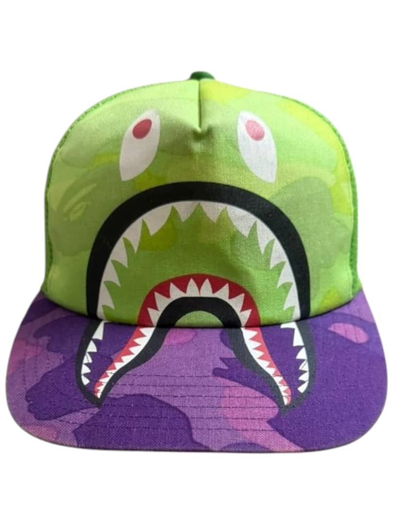 Bape Bathing Ape (BAPE) Camo Shark Mesh Cap Size ONE SIZE - 2 Thumbnail