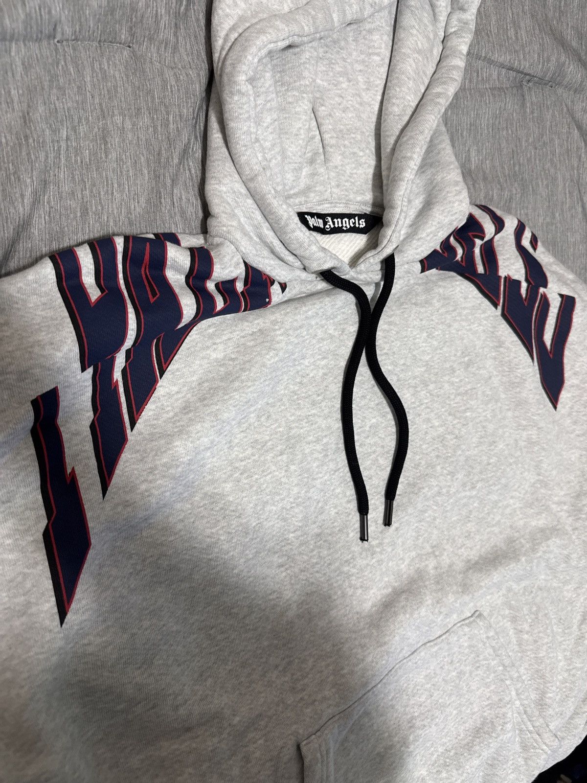 Palm Angels Palm Angels Broken Over Logo Hoodie Size US S / EU 44-46 / 1 - 3 Thumbnail