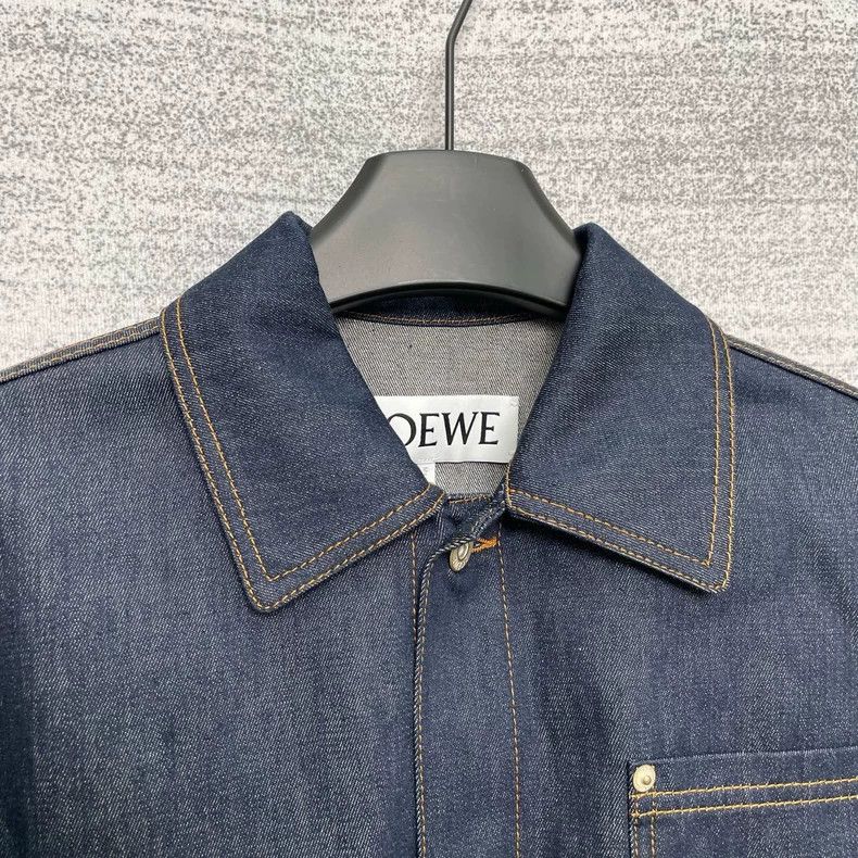 Loewe LOEWE Blue rolled cuff denim jacket Size XS / US 0-2 / IT 36-38 - 2 Thumbnail