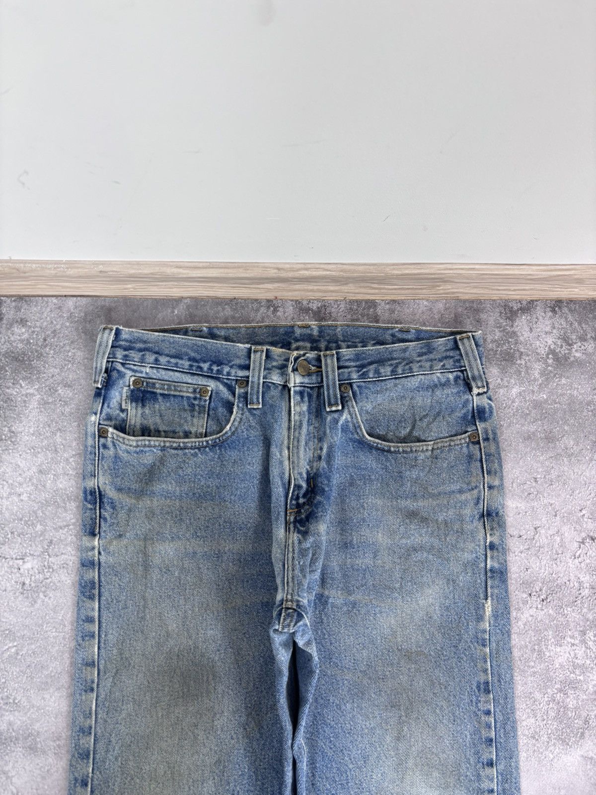 Carhartt Vintage Carhartt Faded Blue Denim Jeans Relaxed Fit Size US 32 / EU 48 - 18 Thumbnail