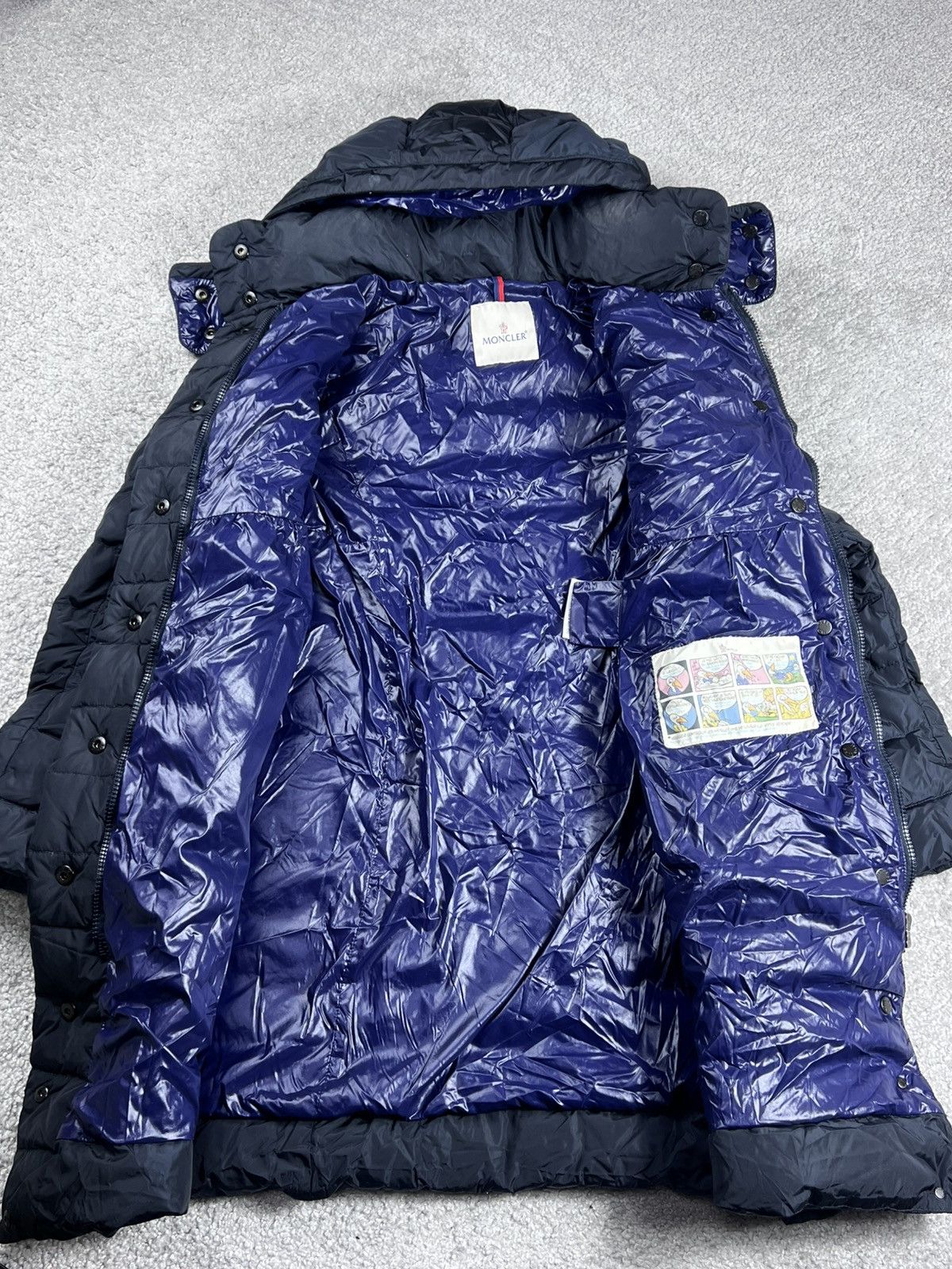 Moncler Moncler Jura Blue Down Parka Size 3 Size L / US 10 / IT 46 - 8 Thumbnail