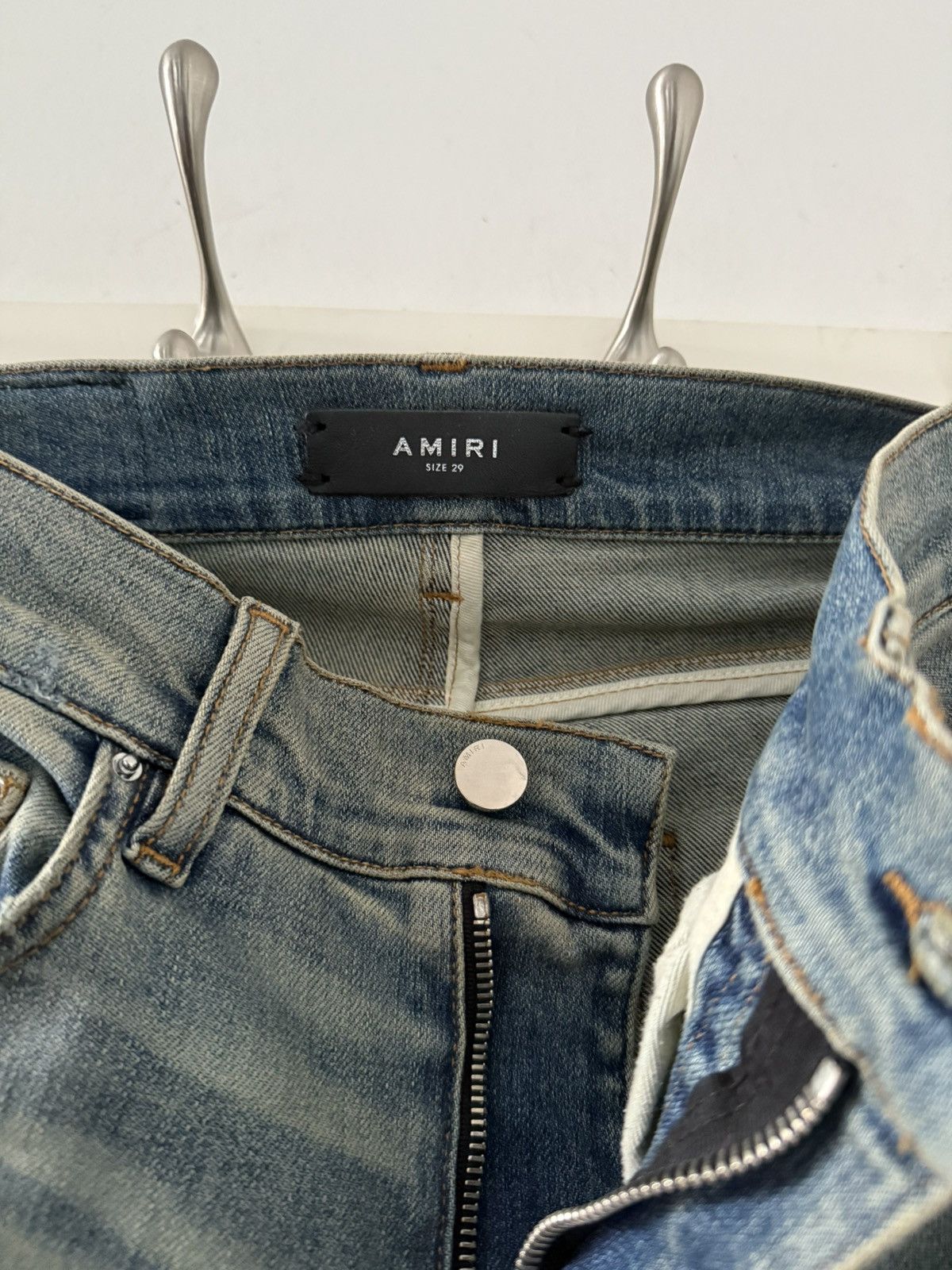 Amiri MX1 JEAN IN ITALIAN STRETCH DENIM Size US 29 - 5 Thumbnail