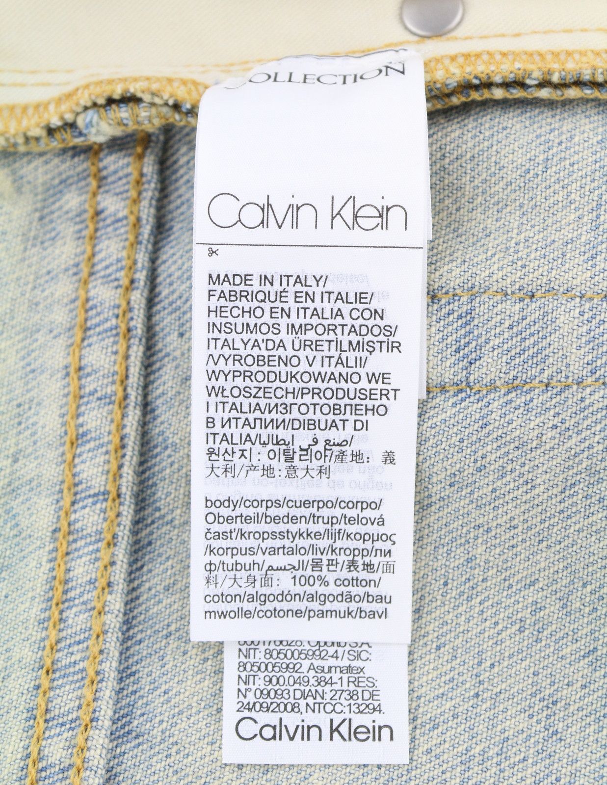 Calvin Klein W34/L32 Blue Faded Relaxed Denim 87836 Size US 34 / EU 50 - 7 Thumbnail