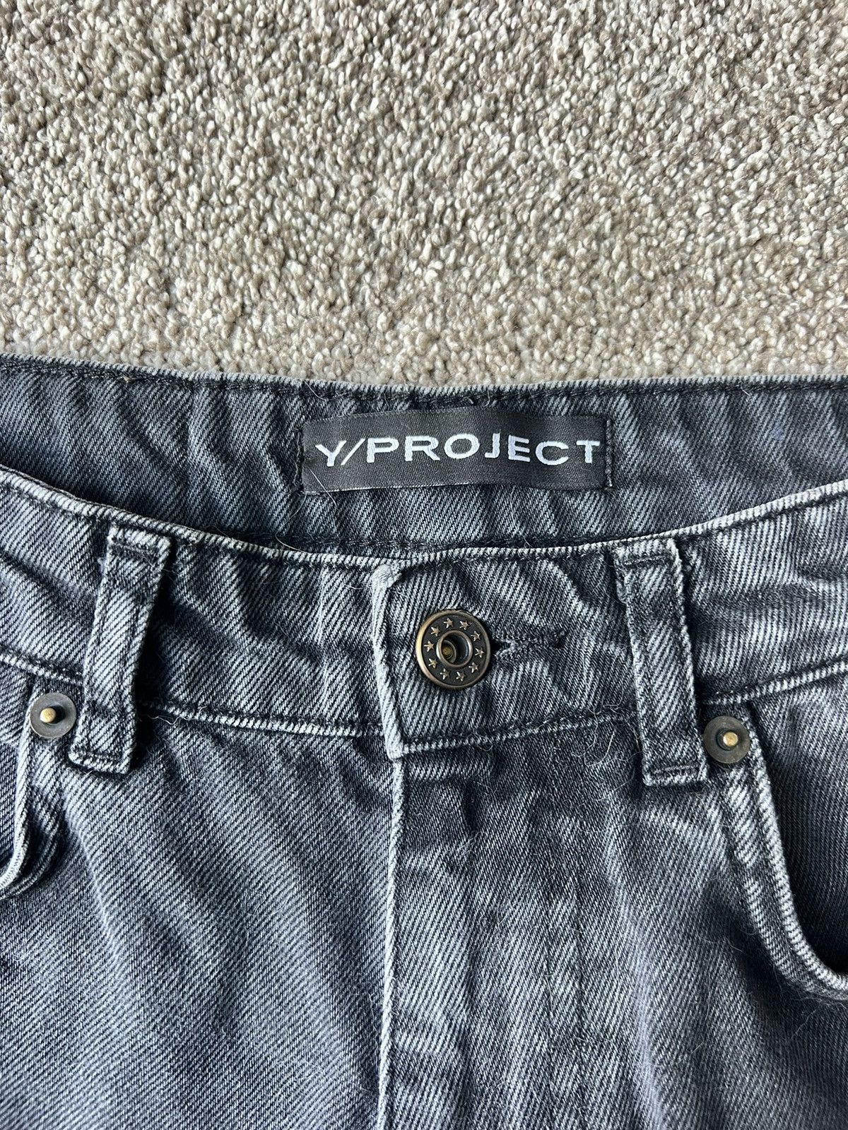 Y/Project Y/project layered straight leg jeans Size 26" / US 2 / IT 38 - 6 Thumbnail