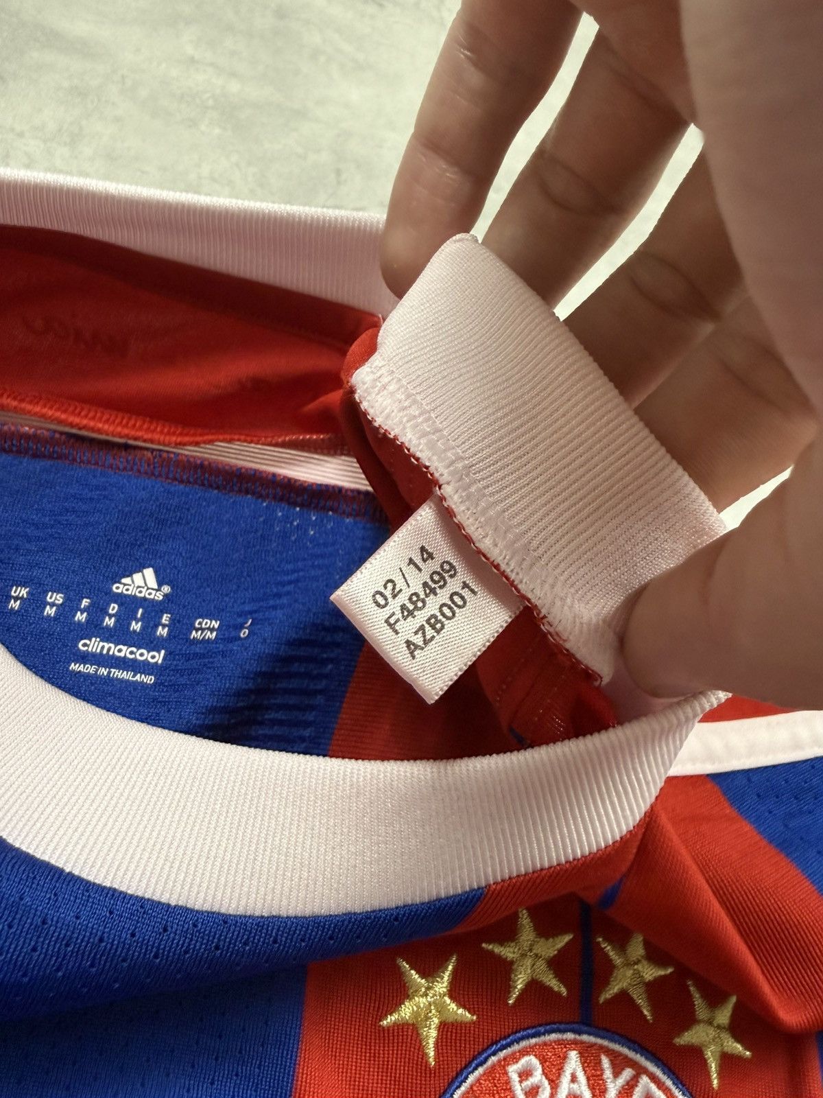 Adidas Adidas Bayern Munchen 2014 #SCHWEINSTEIGER Size US M / EU 48-50 / 2 - 11 Thumbnail