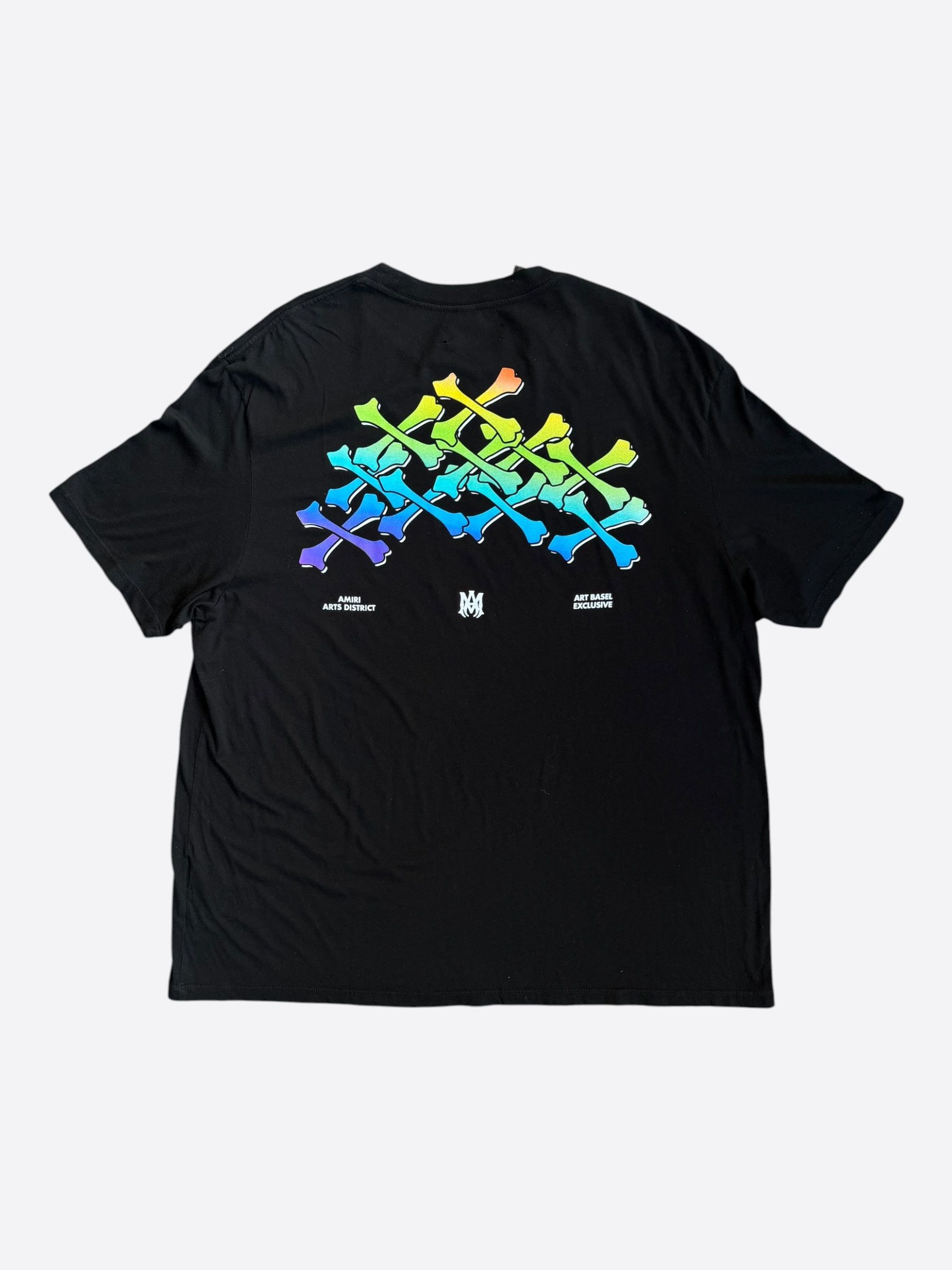 Amiri Amiri Black Gradient Bones T-Shirt Size US XXL / EU 58 / 5 - 1 Thumbnail